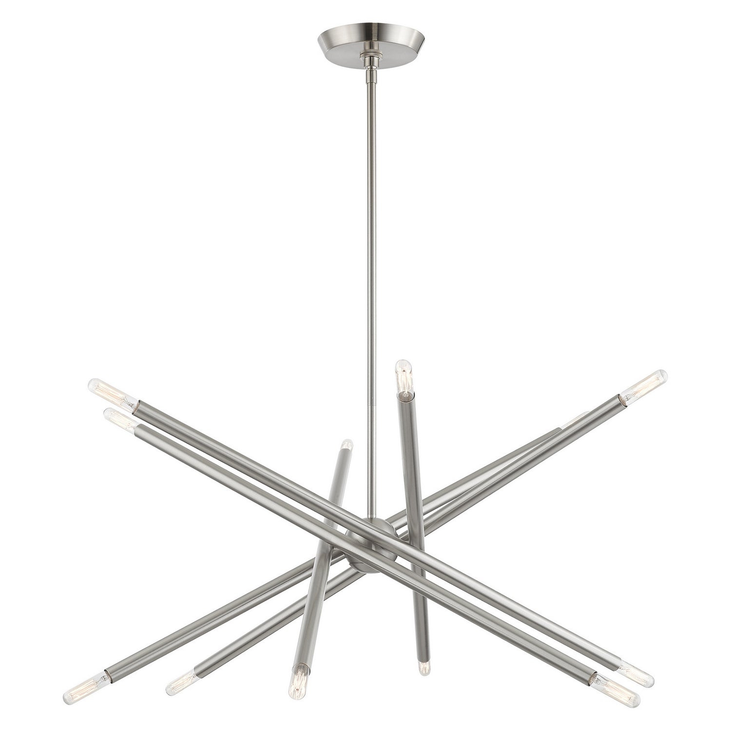 Livex Lighting - 46776-91 - 12 Light Chandelier - Soho - Brushed Nickel