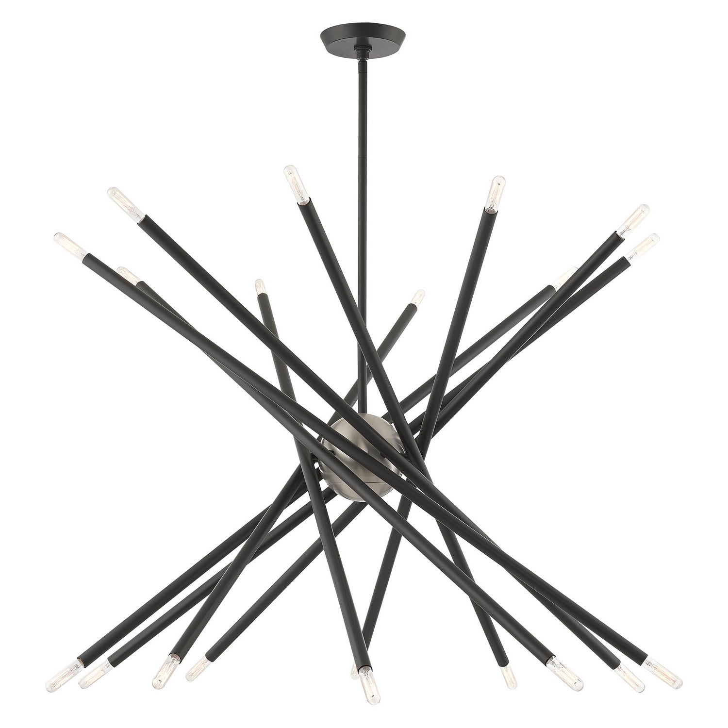 Livex Lighting - 46779-76 - 20 Light Chandelier - Soho - Scandinavian Gray w/ Brushed Nickels