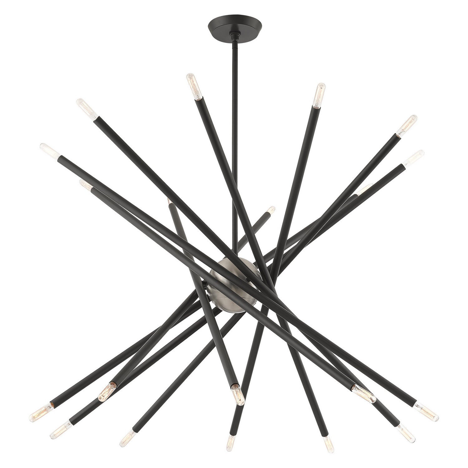 Livex Lighting - 46779-76 - 20 Light Chandelier - Soho - Scandinavian Gray w/ Brushed Nickels