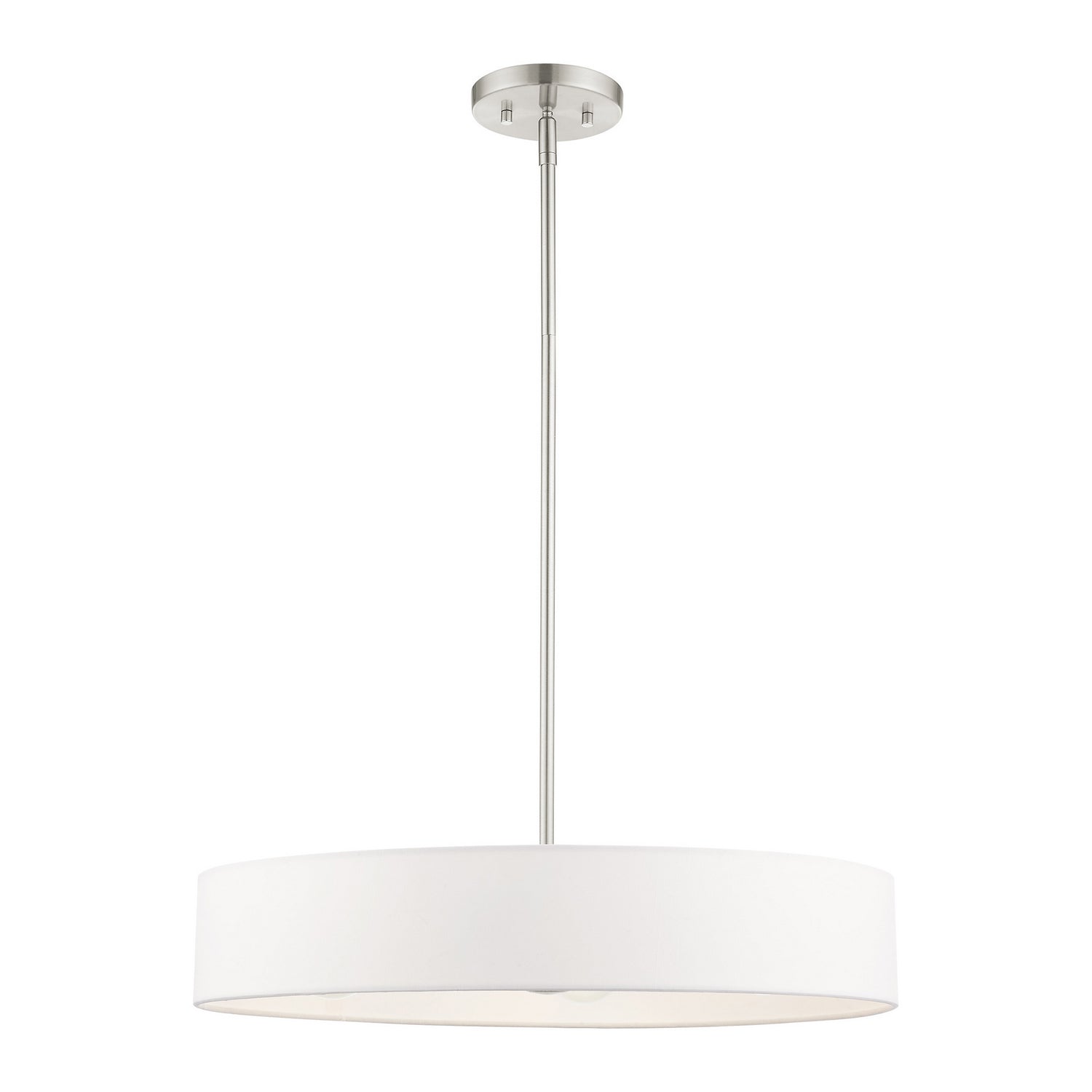 Livex Lighting - 46924-91 - Four Light Pendant - Venlo - Brushed Nickel