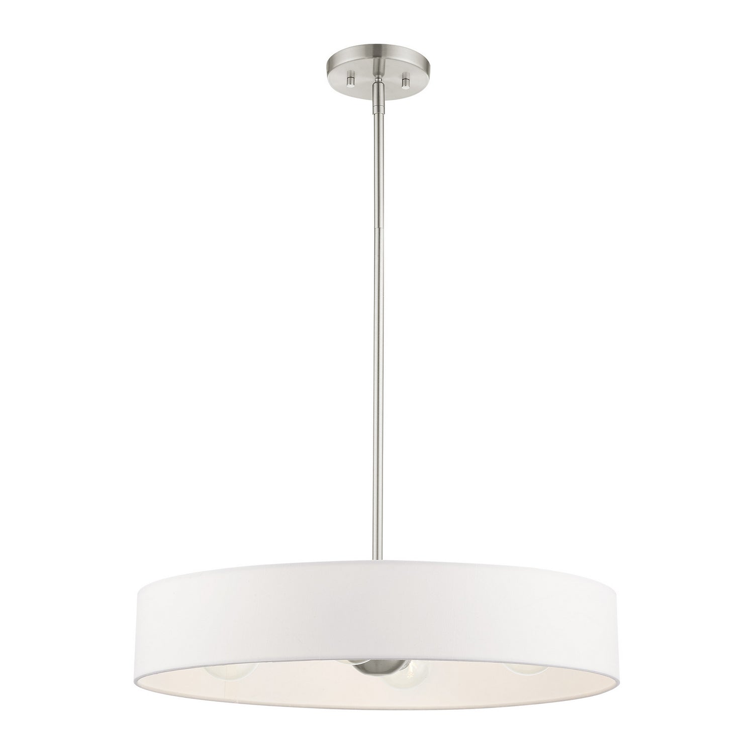 Livex Lighting - 46924-91 - Four Light Pendant - Venlo - Brushed Nickel