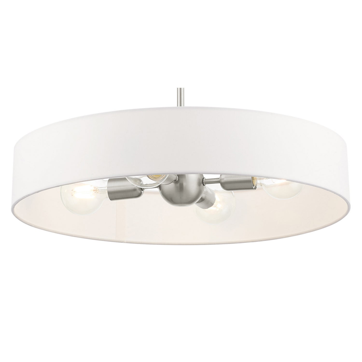 Livex Lighting - 46924-91 - Four Light Pendant - Venlo - Brushed Nickel