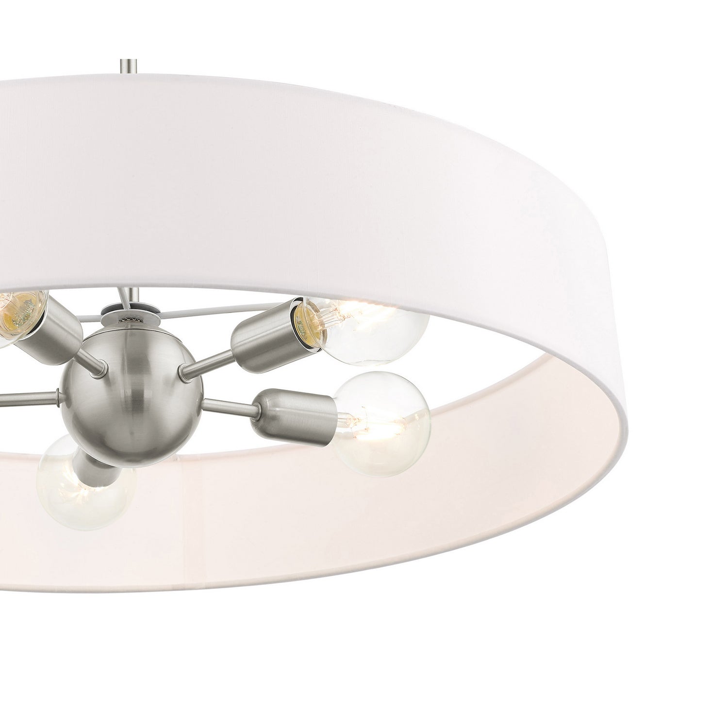 Livex Lighting - 46925-91 - Five Light Pendant - Venlo - Brushed Nickel