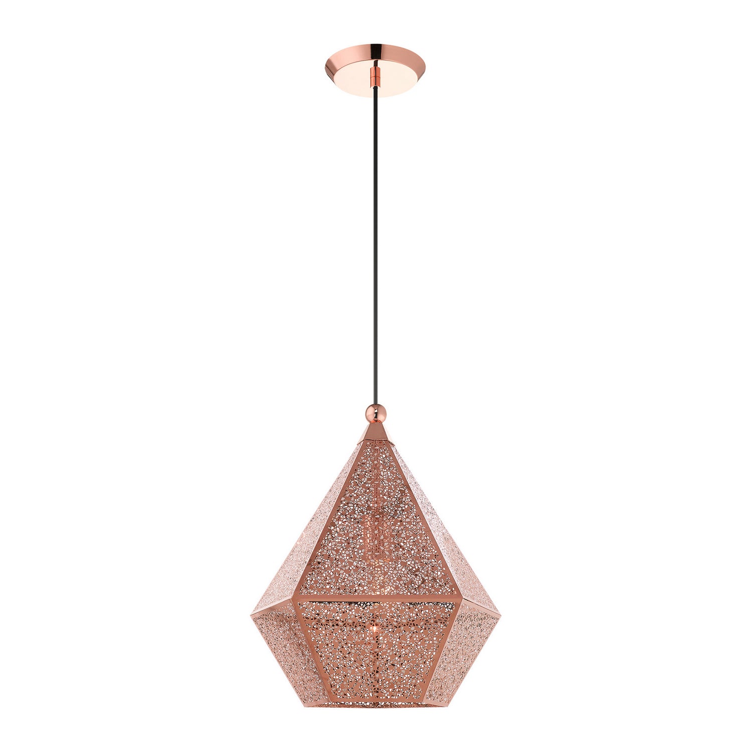 Livex Lighting - 48923-86 - One Light Pendant - Aberdeen - Rose Gold