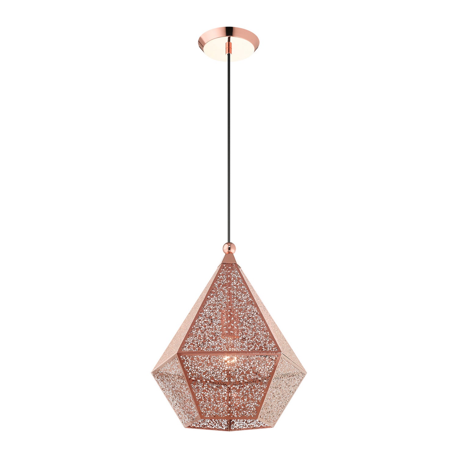 Livex Lighting - 48923-86 - One Light Pendant - Aberdeen - Rose Gold