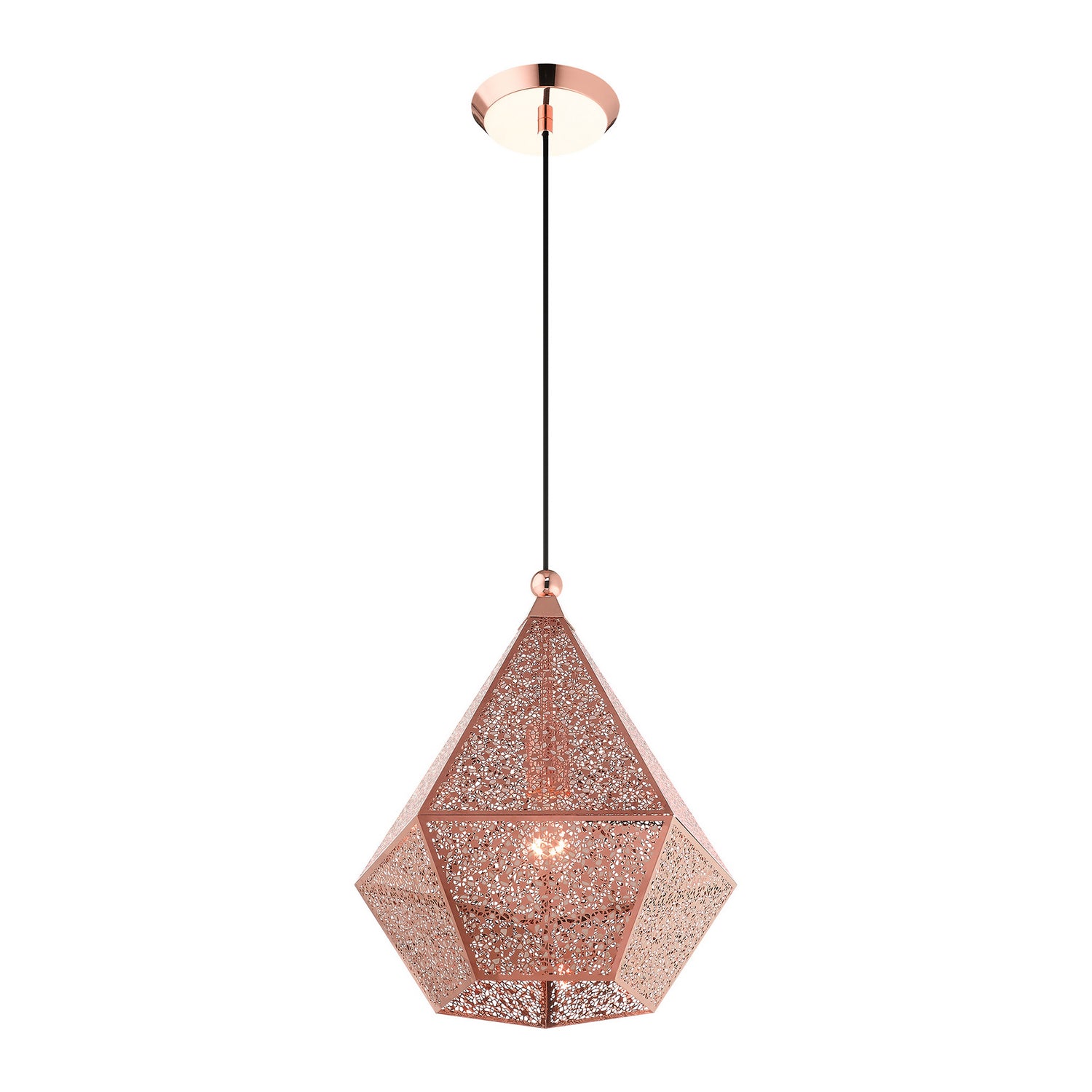 Livex Lighting - 48923-86 - One Light Pendant - Aberdeen - Rose Gold
