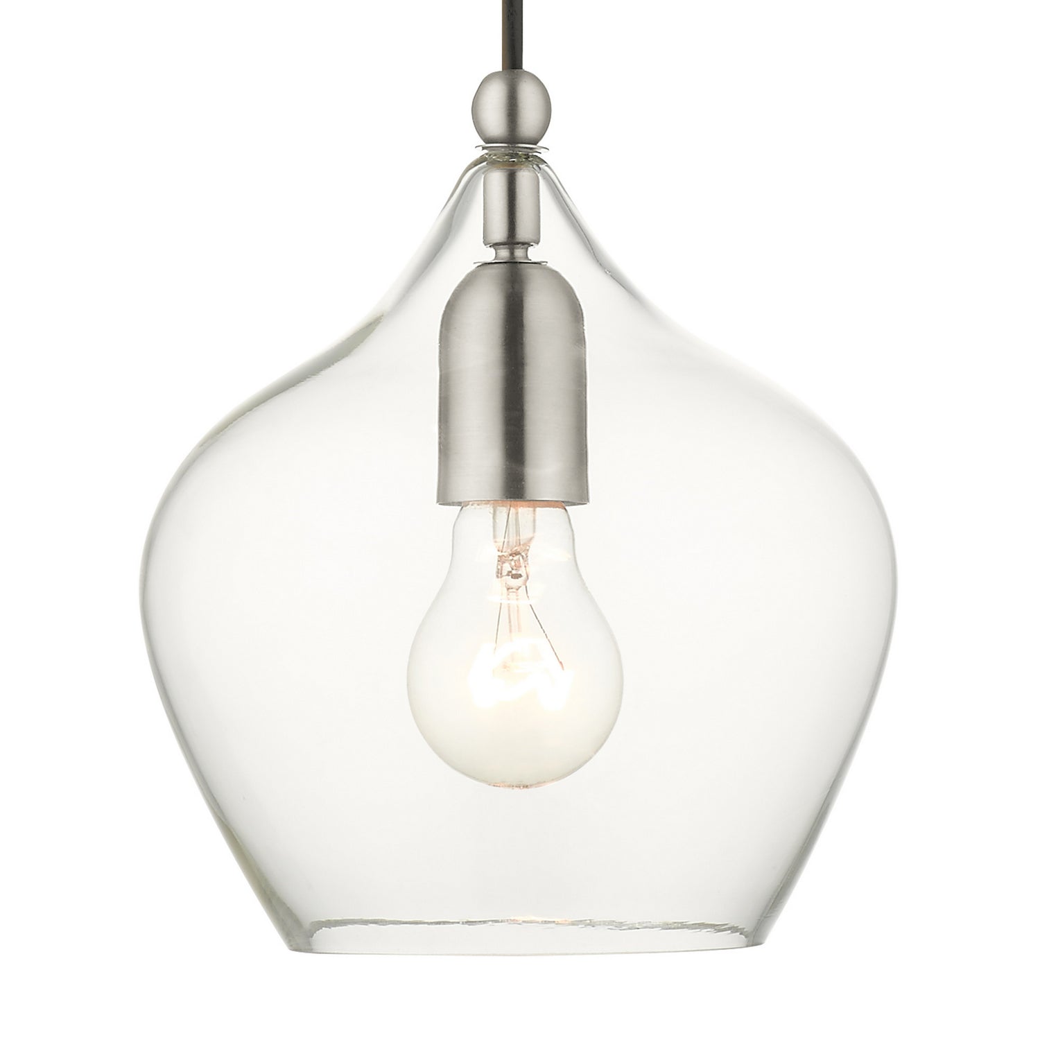 Livex Lighting - 49088-91 - One Light Pendant - Aldrich - Brushed Nickel