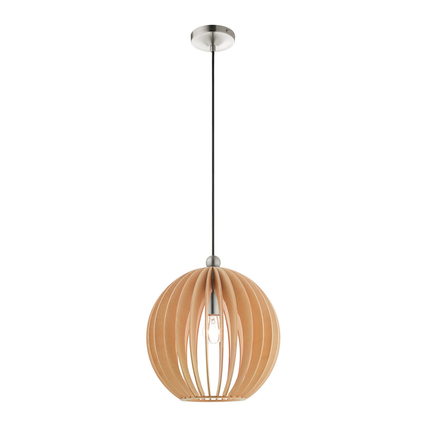 Livex Lighting - 49099-91 - One Light Pendant - Pendants - Brushed Nickel