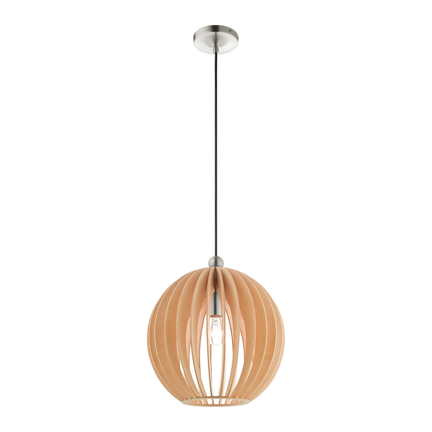 Livex Lighting - 49099-91 - One Light Pendant - Pendants - Brushed Nickel