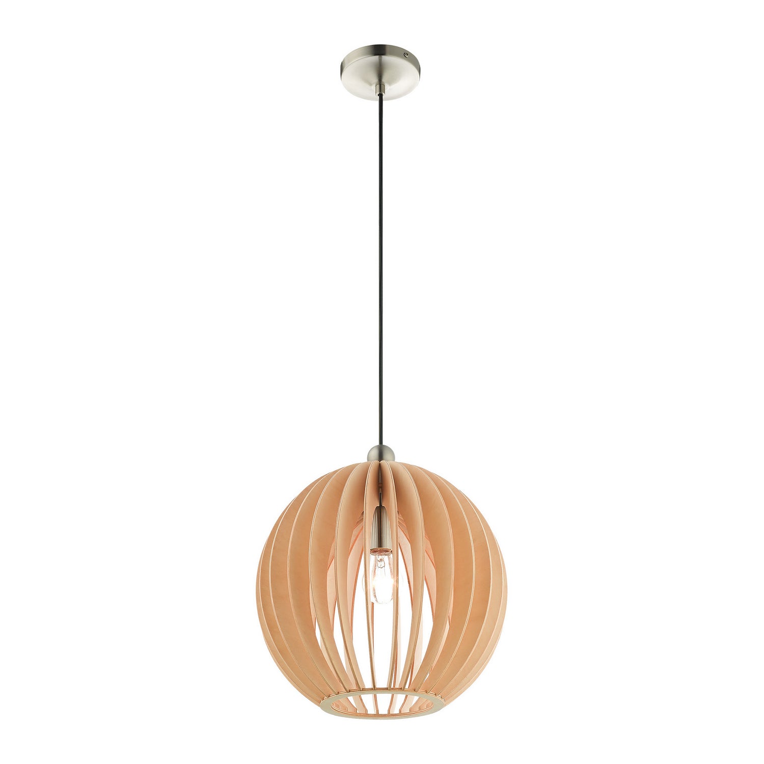 Livex Lighting - 49099-91 - One Light Pendant - Pendants - Brushed Nickel