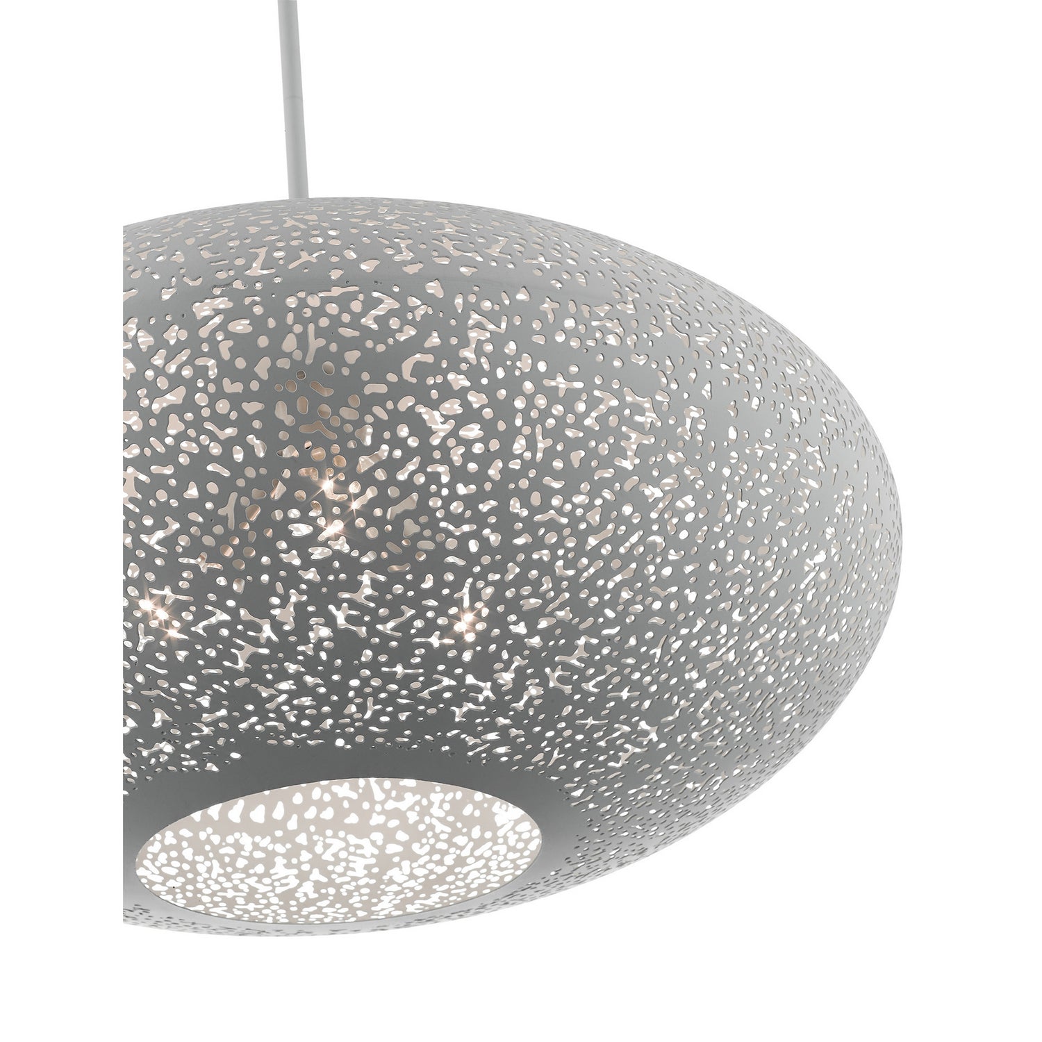 Livex Lighting - 49186-80 - Three Light Pendant - Charlton - Nordic Gray w/ Brushed Nickels