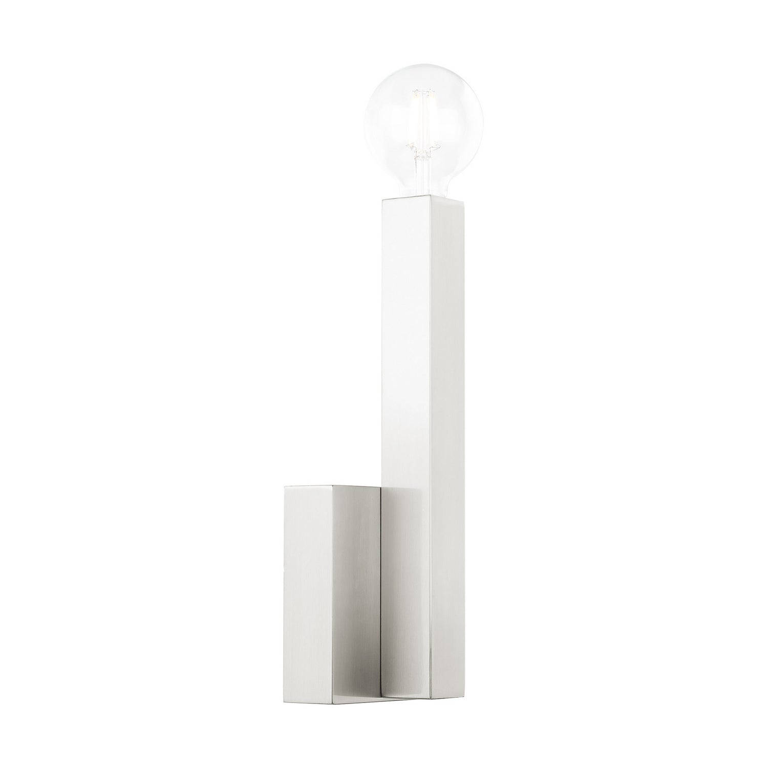 Livex Lighting - 49211-91 - One Light Wall Sconce - Solna - Brushed Nickel