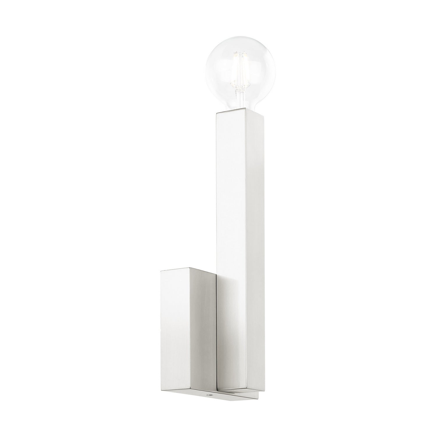 Livex Lighting - 49211-91 - One Light Wall Sconce - Solna - Brushed Nickel