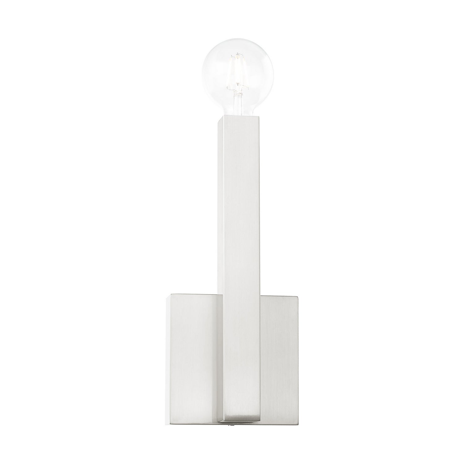 Livex Lighting - 49211-91 - One Light Wall Sconce - Solna - Brushed Nickel