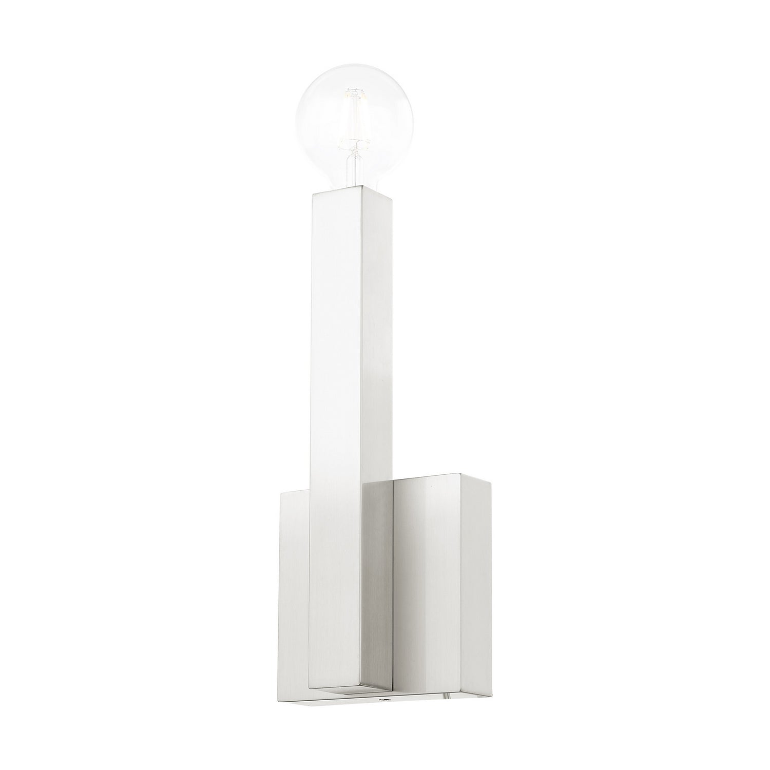 Livex Lighting - 49211-91 - One Light Wall Sconce - Solna - Brushed Nickel
