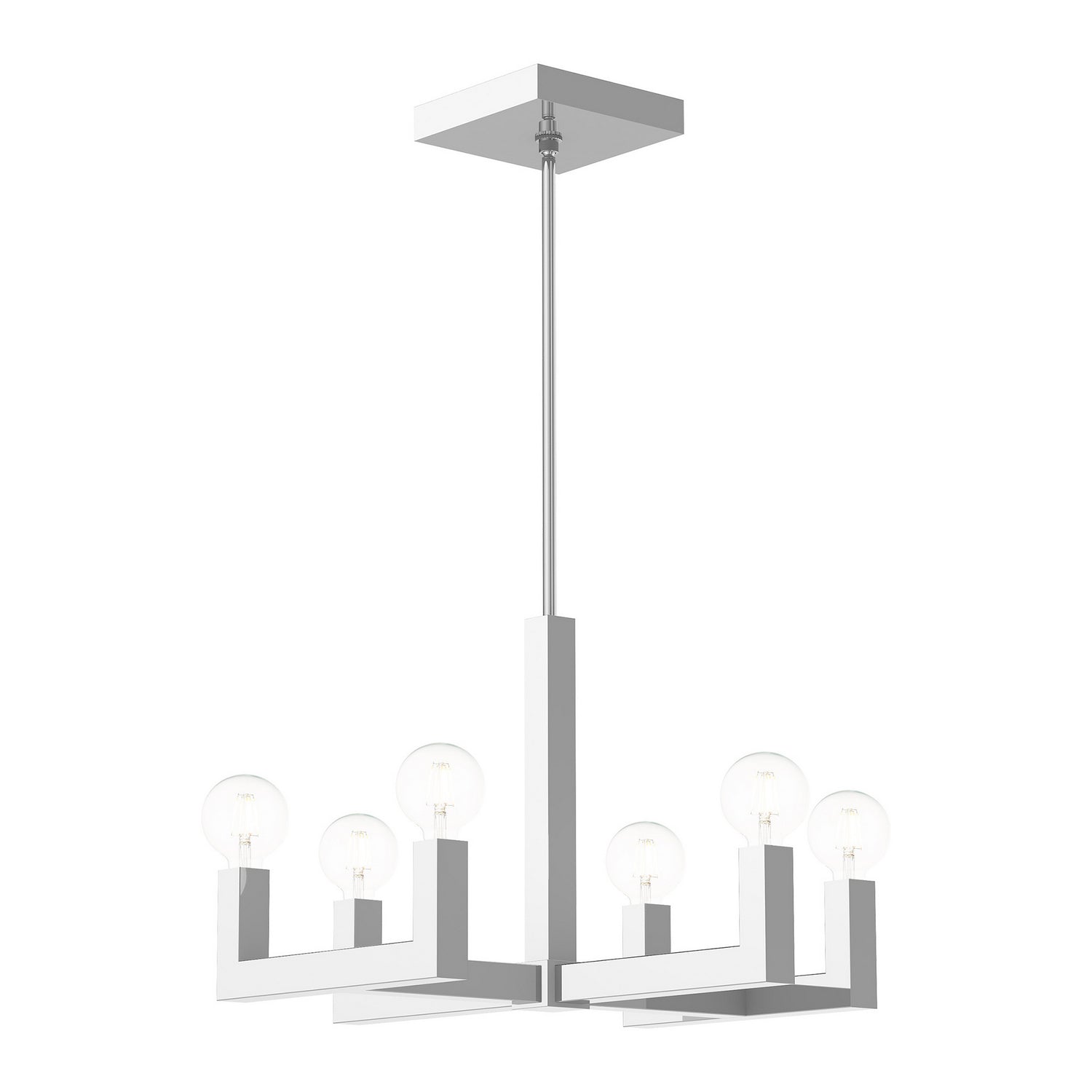 Livex Lighting - 49216-05 - Six Light Chandelier - Solna - Polished Chrome
