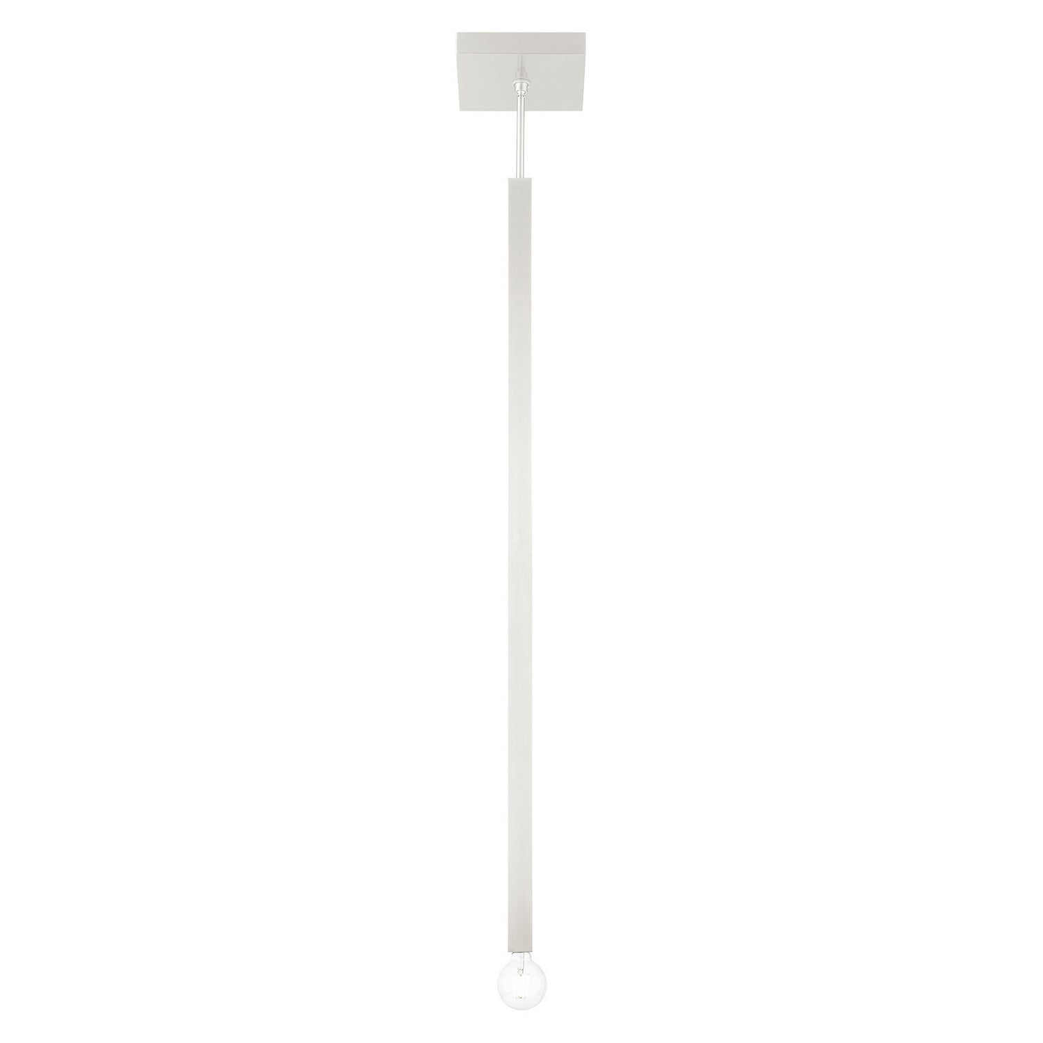Livex Lighting - 49219-91 - One Light Pendant - Solna - Brushed Nickel