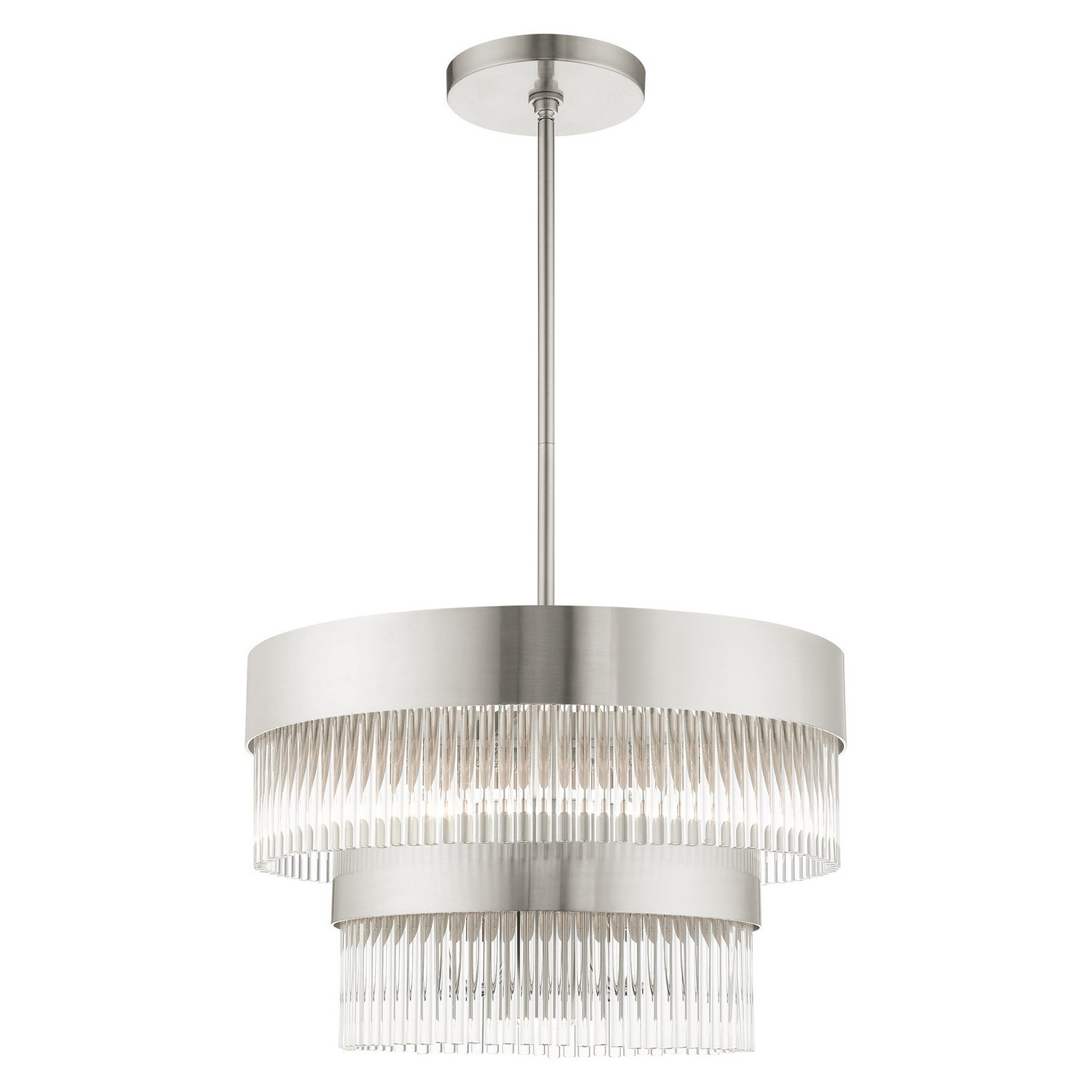 Livex Lighting - 49824-91 - Five Light Chandelier - Norwich - Brushed Nickel