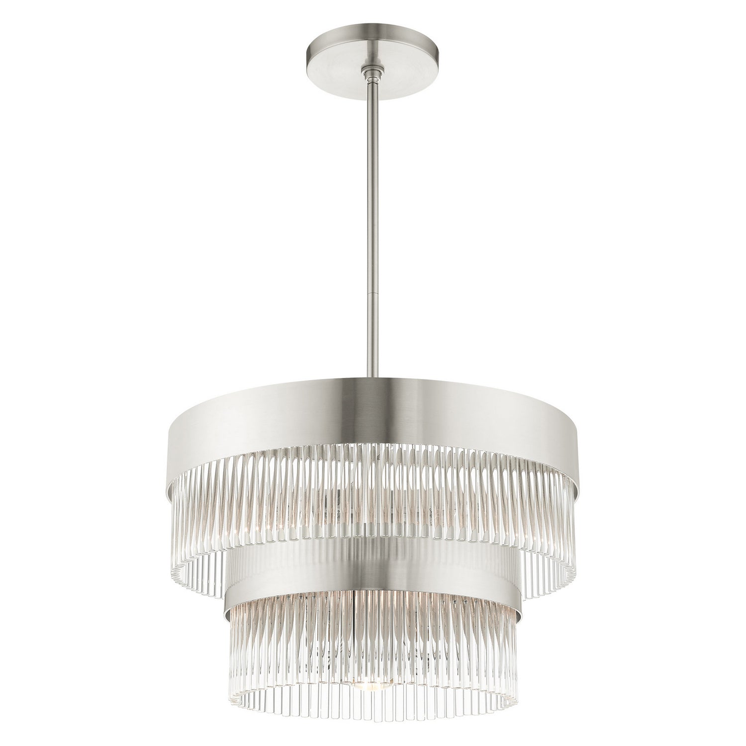 Livex Lighting - 49824-91 - Five Light Chandelier - Norwich - Brushed Nickel