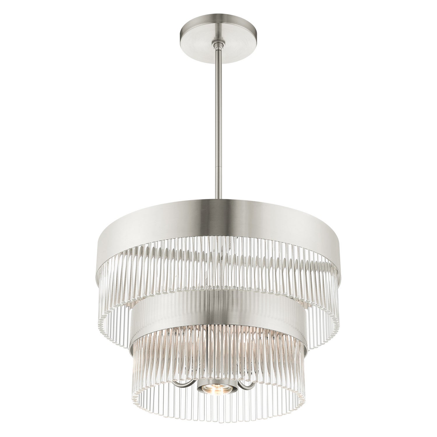 Livex Lighting - 49824-91 - Five Light Chandelier - Norwich - Brushed Nickel