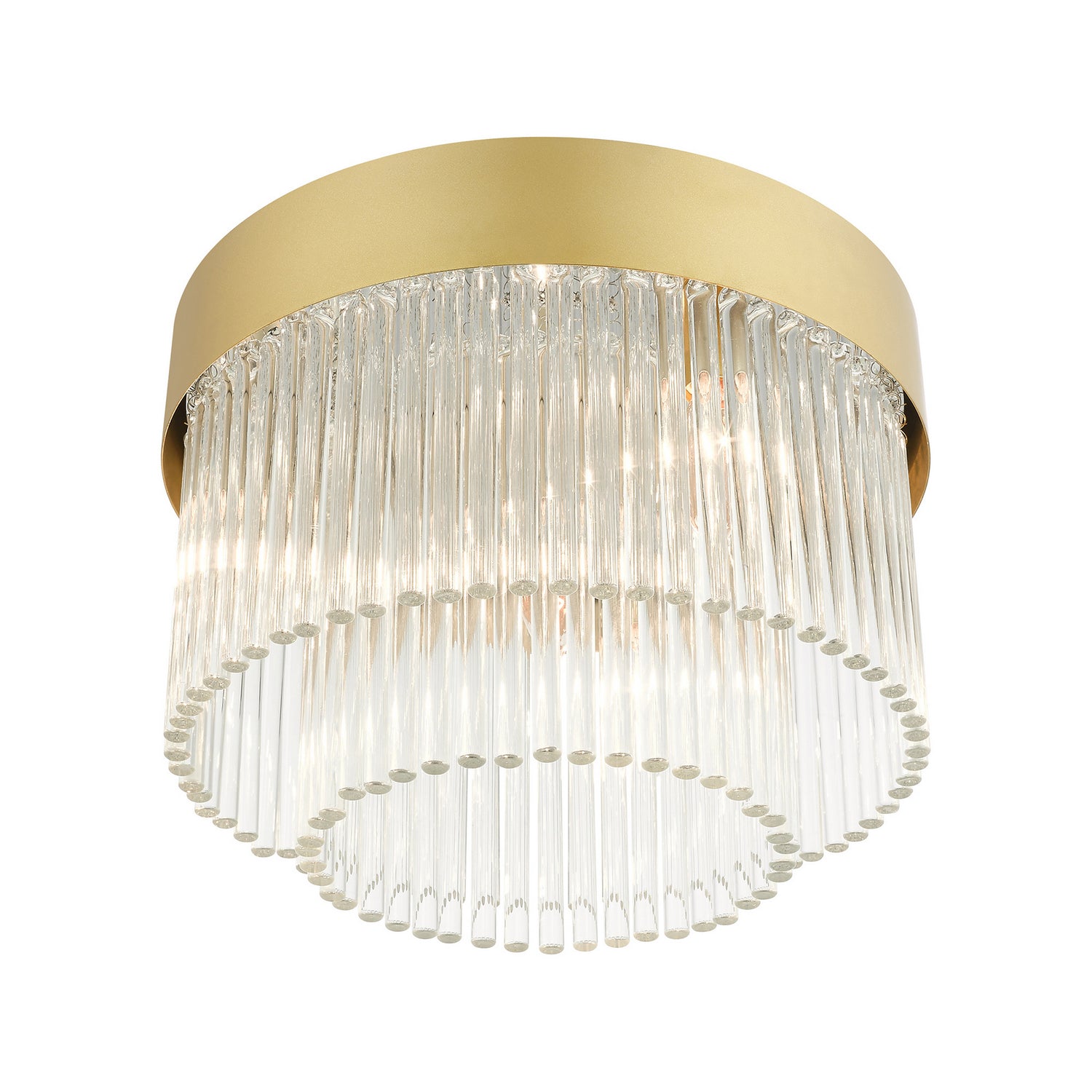 Livex Lighting - 49827-33 - Four Light Flush Mount - Norwich - Soft Gold