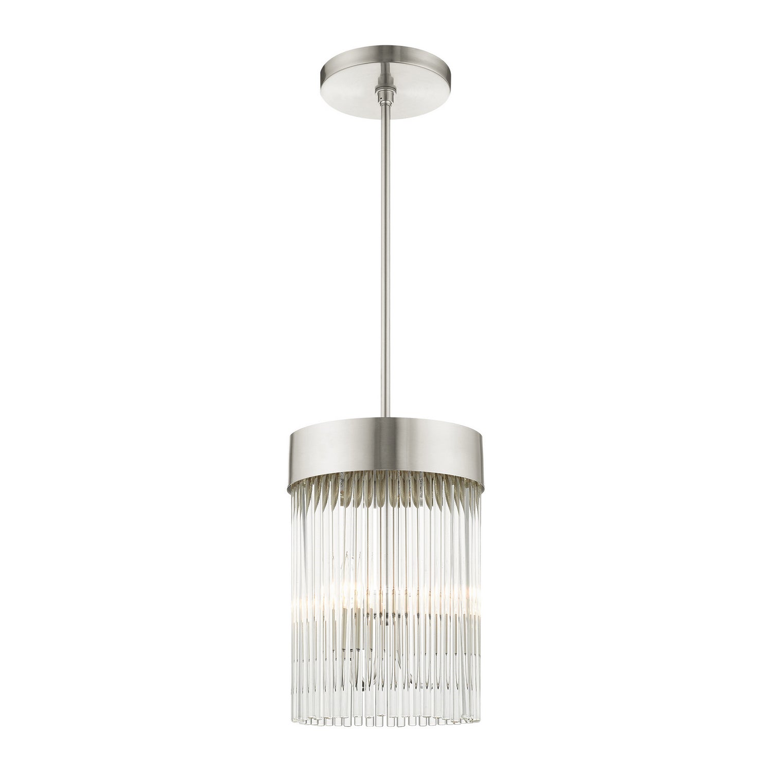 Livex Lighting - 49828-91 - Three Light Chandelier - Norwich - Brushed Nickel