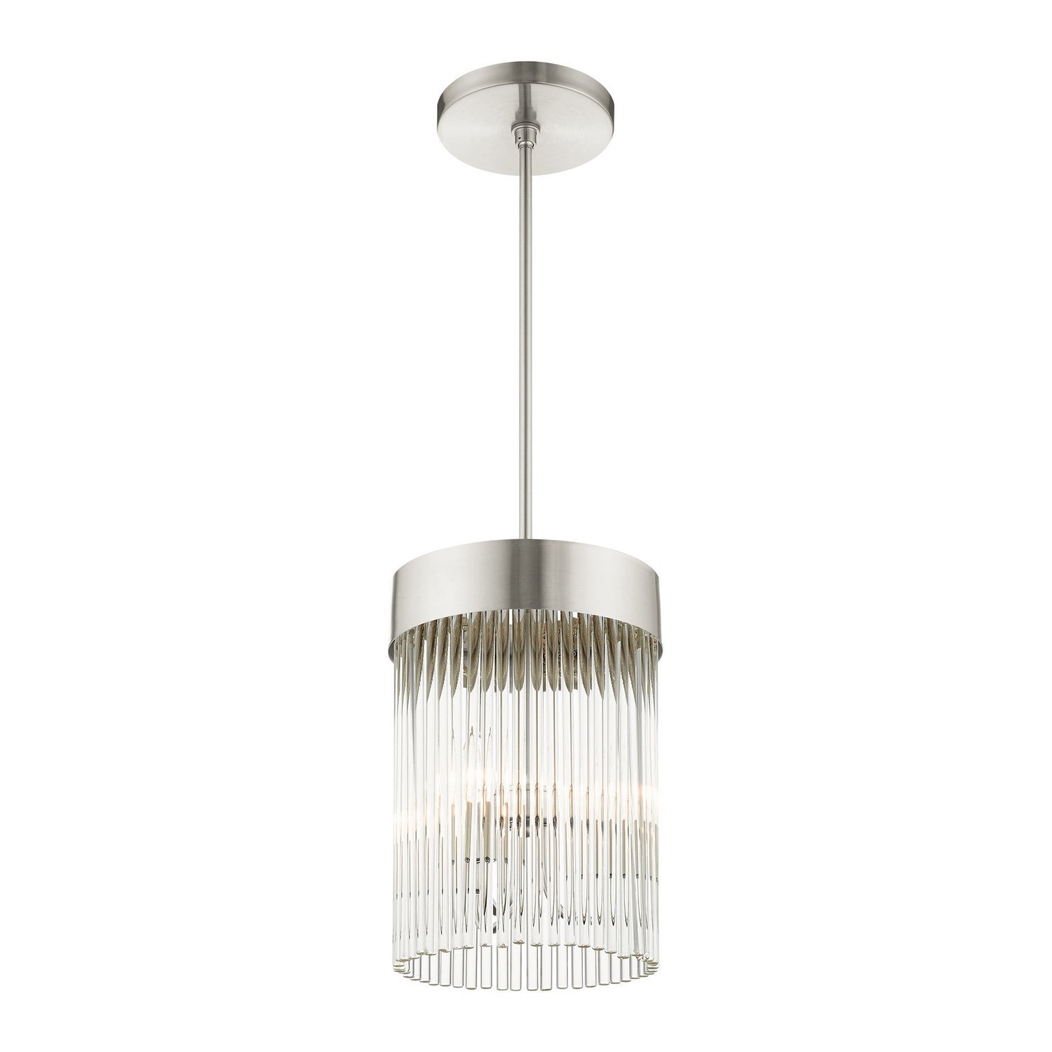 Livex Lighting - 49828-91 - Three Light Chandelier - Norwich - Brushed Nickel