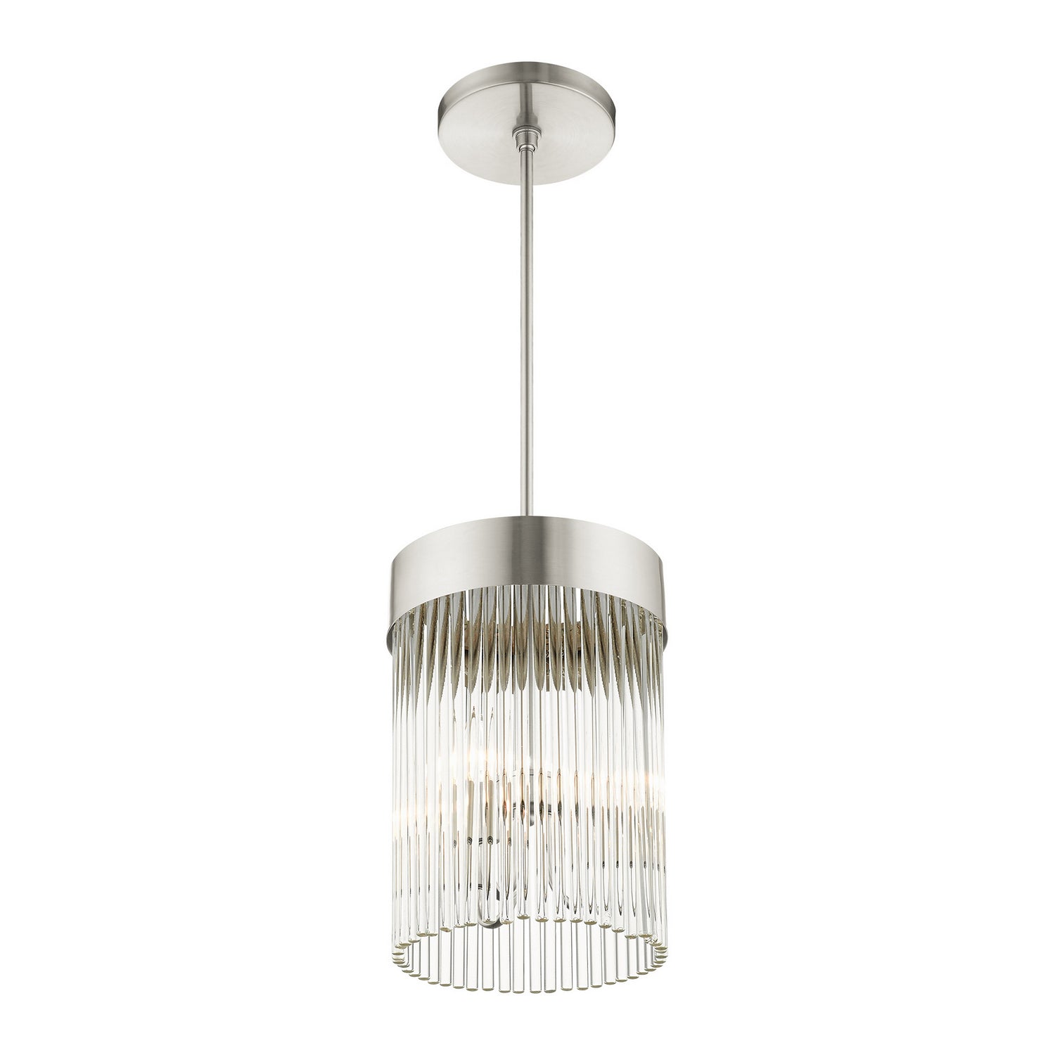 Livex Lighting - 49828-91 - Three Light Chandelier - Norwich - Brushed Nickel