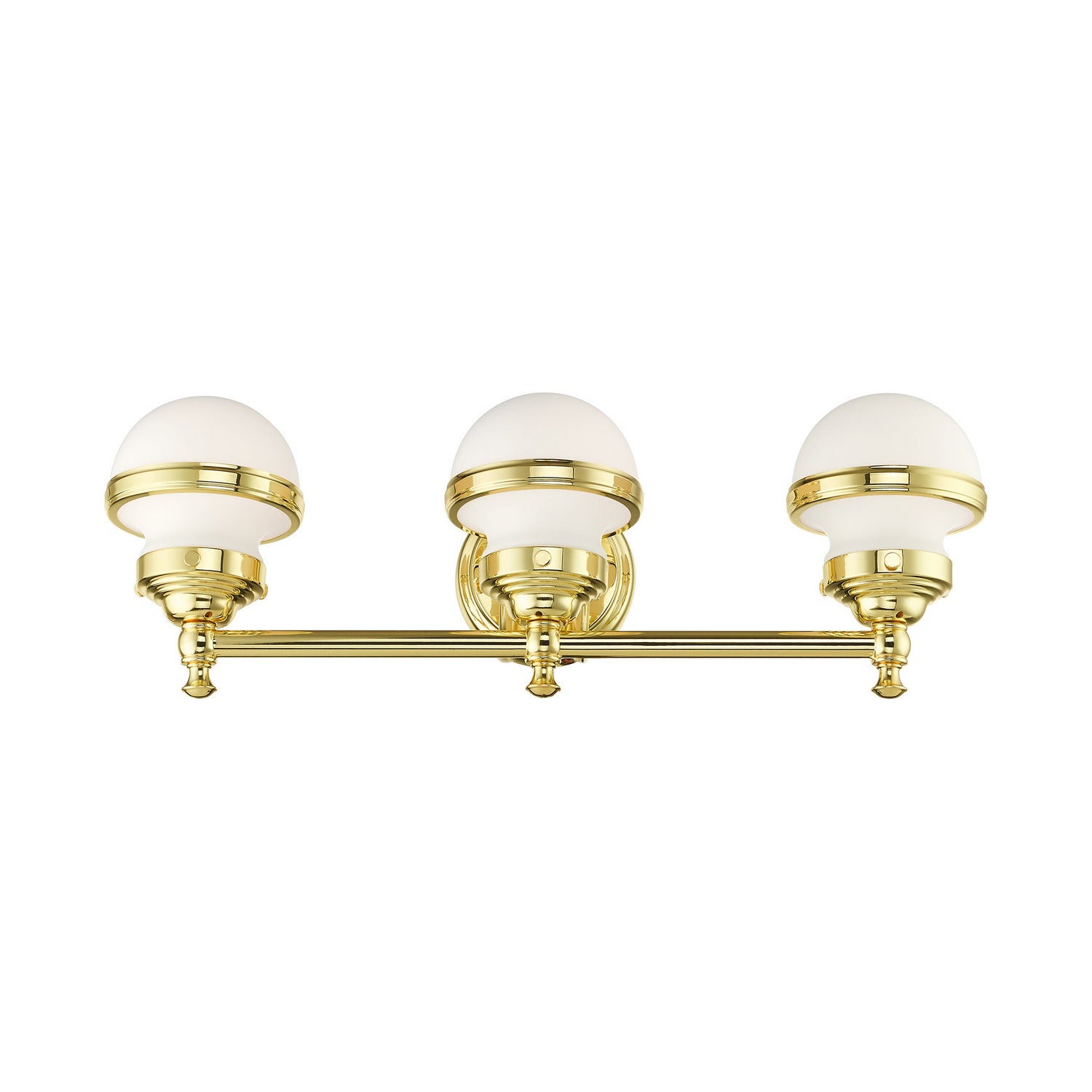 Livex Lighting - 5713-02 - Three Light Vanity - Oldwick - Polished Brass