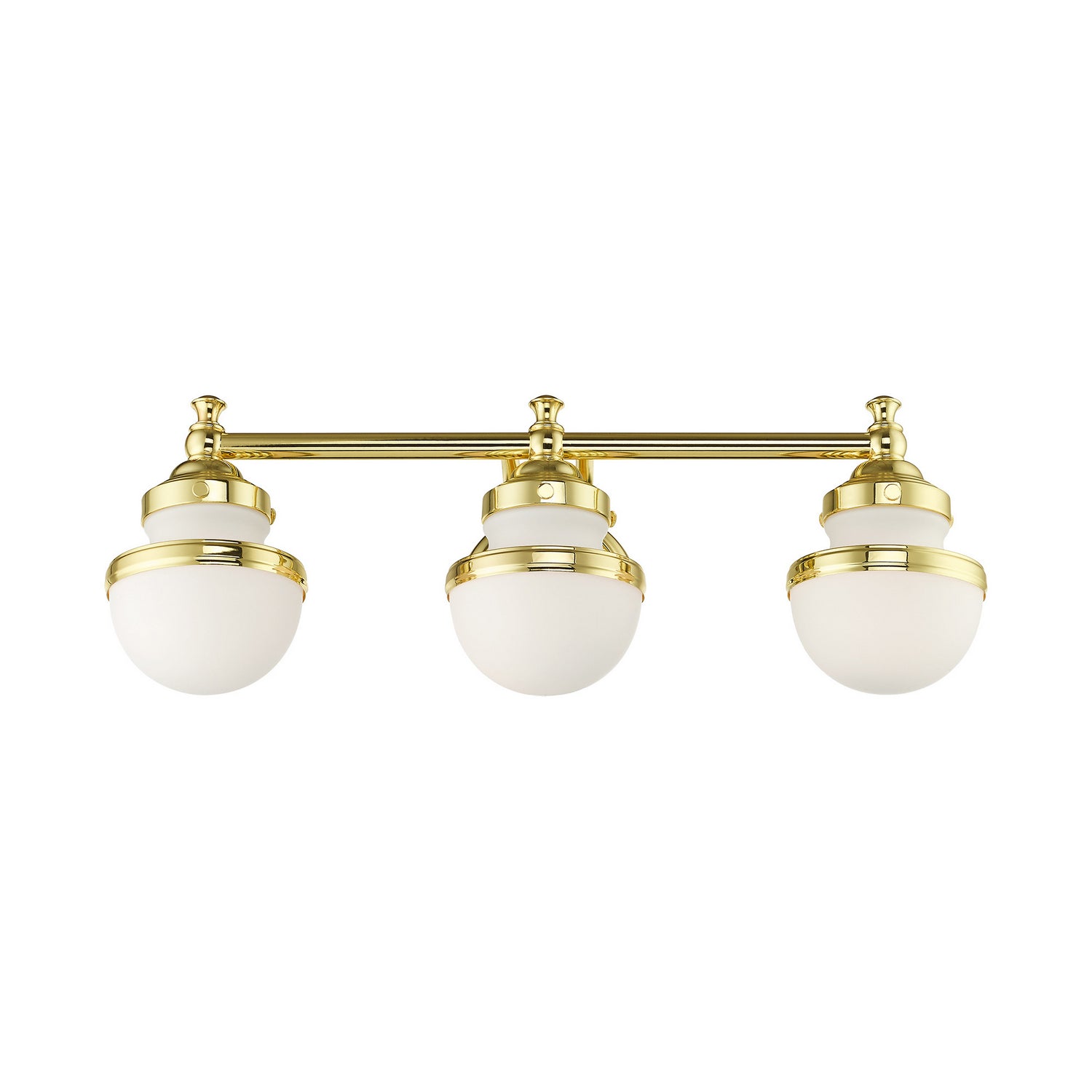 Livex Lighting - 5713-02 - Three Light Vanity - Oldwick - Polished Brass