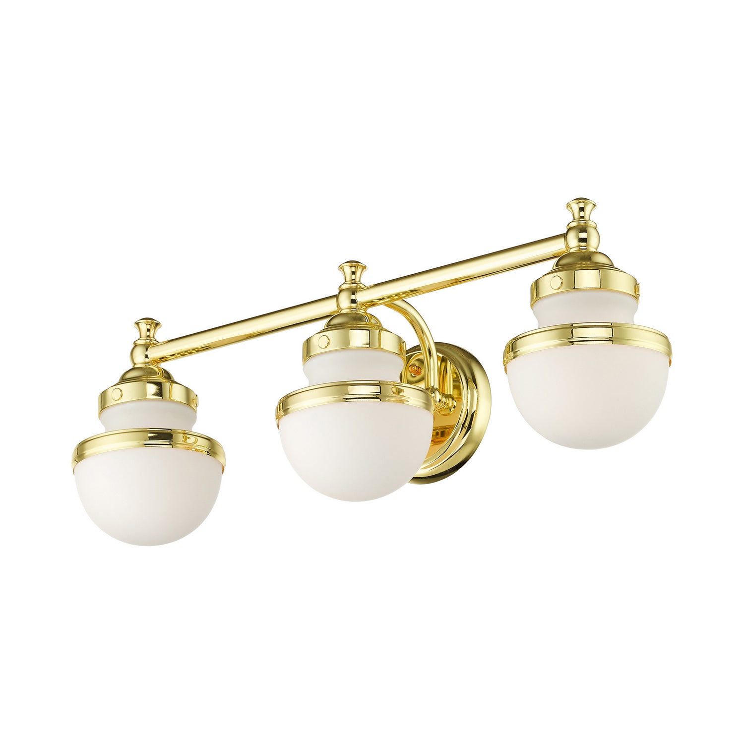 Livex Lighting - 5713-02 - Three Light Vanity - Oldwick - Polished Brass