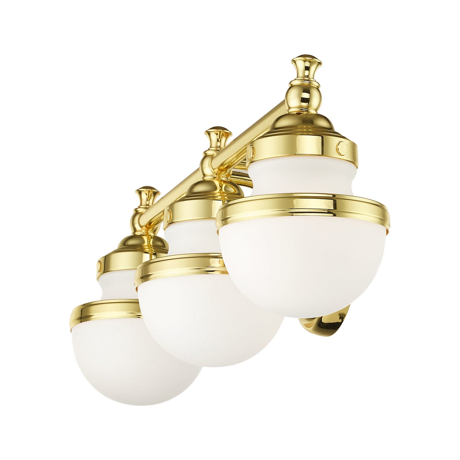Livex Lighting - 5713-02 - Three Light Vanity - Oldwick - Polished Brass