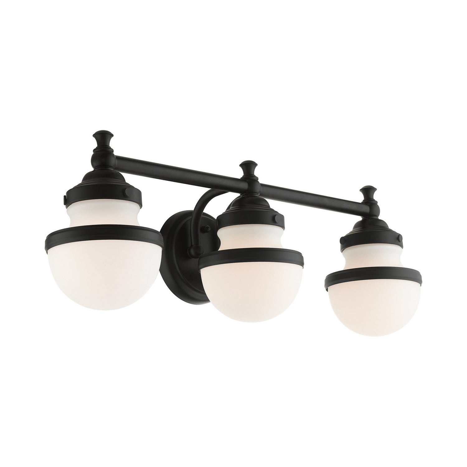 Livex Lighting - 5713-04 - Three Light Vanity - Oldwick - Black