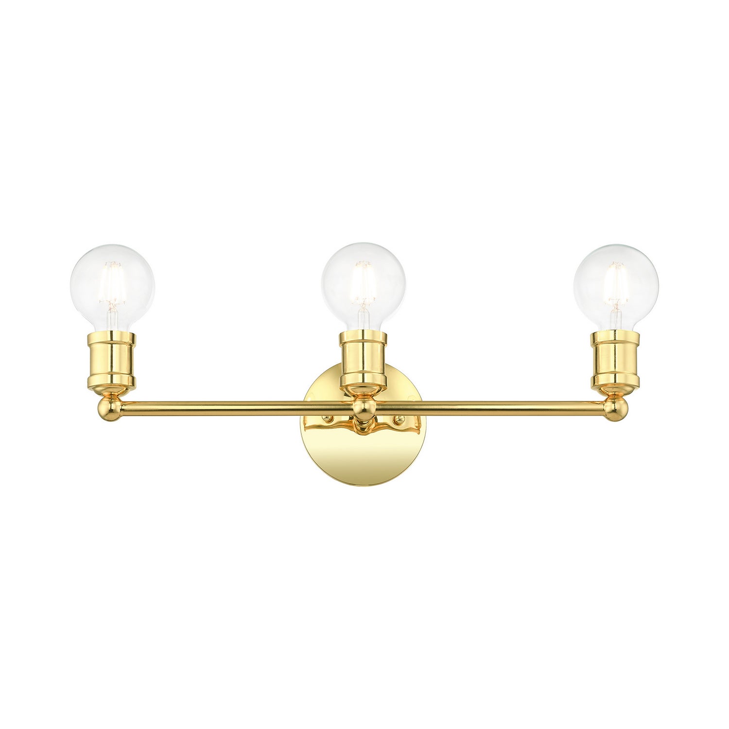 Livex Lighting - 16713-02 - Three Light Bath Vanity - Lansdale - Polished Brass