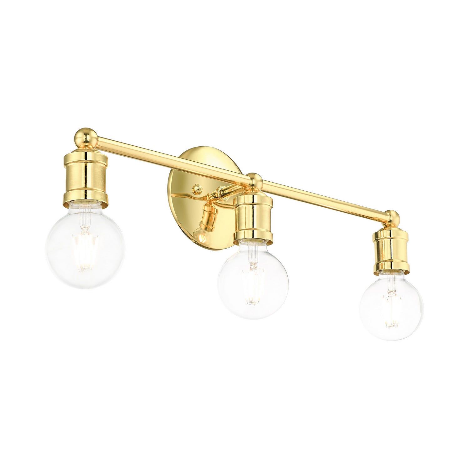 Livex Lighting - 16713-02 - Three Light Bath Vanity - Lansdale - Polished Brass