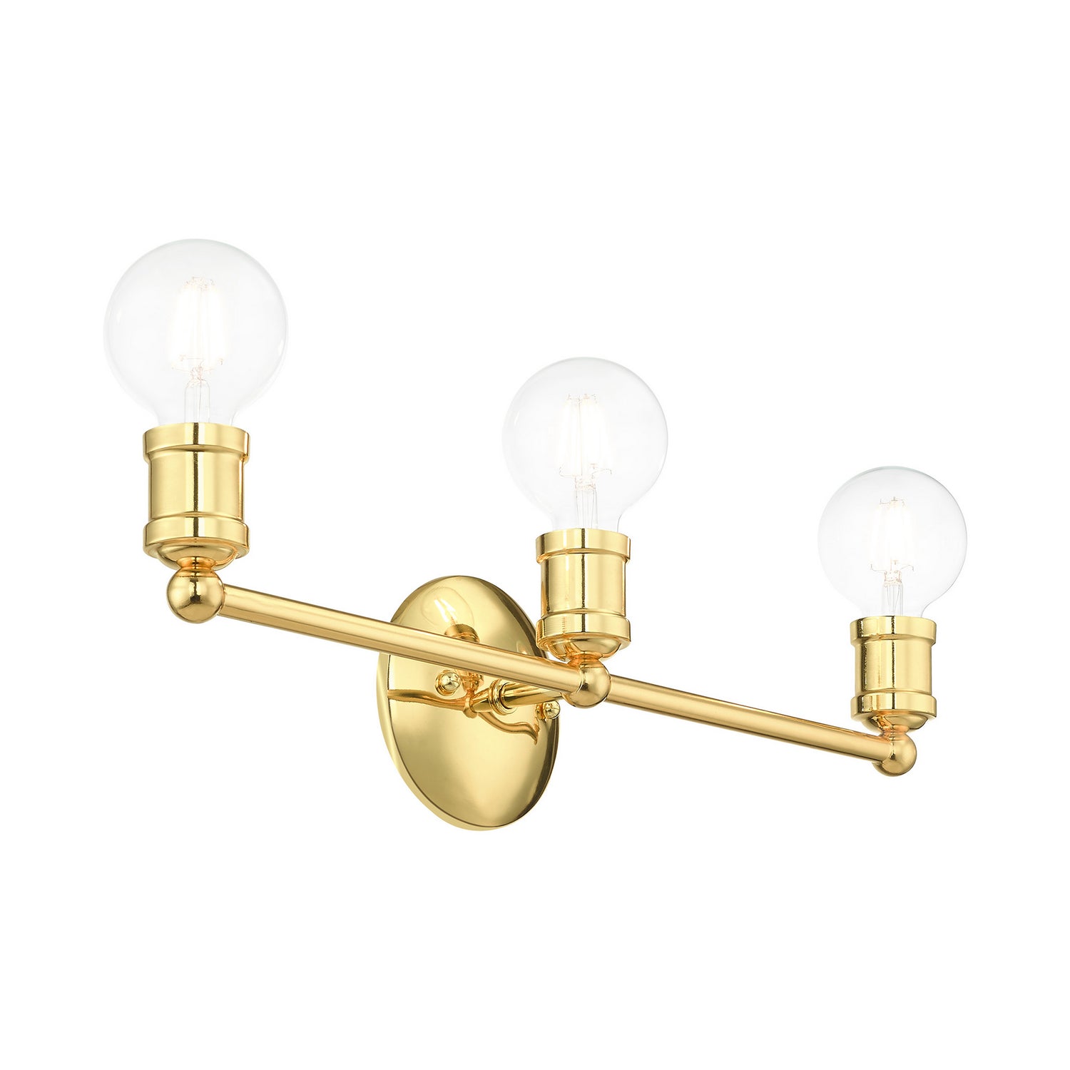 Livex Lighting - 16713-02 - Three Light Bath Vanity - Lansdale - Polished Brass