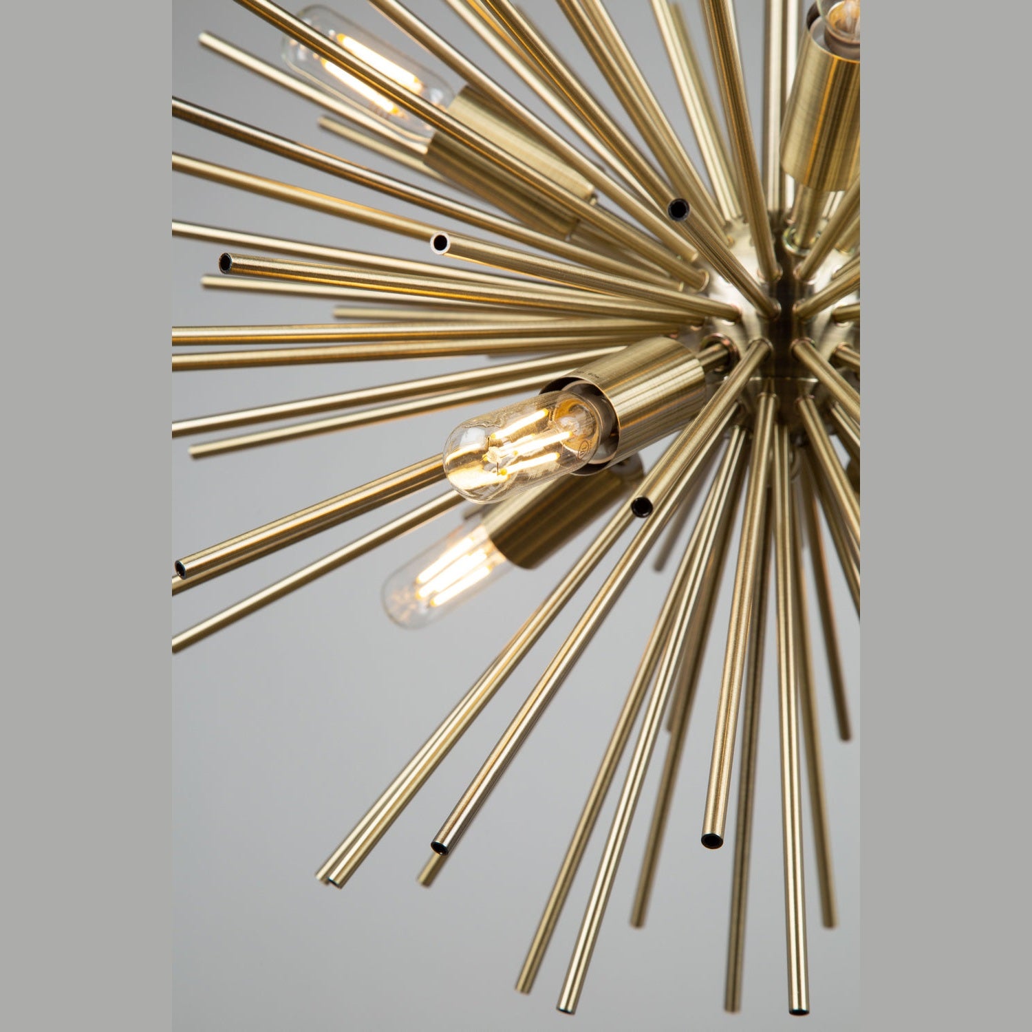 Artcraft - AC11443 - Eight Light Chandelier - Sunburst - Satin Brass