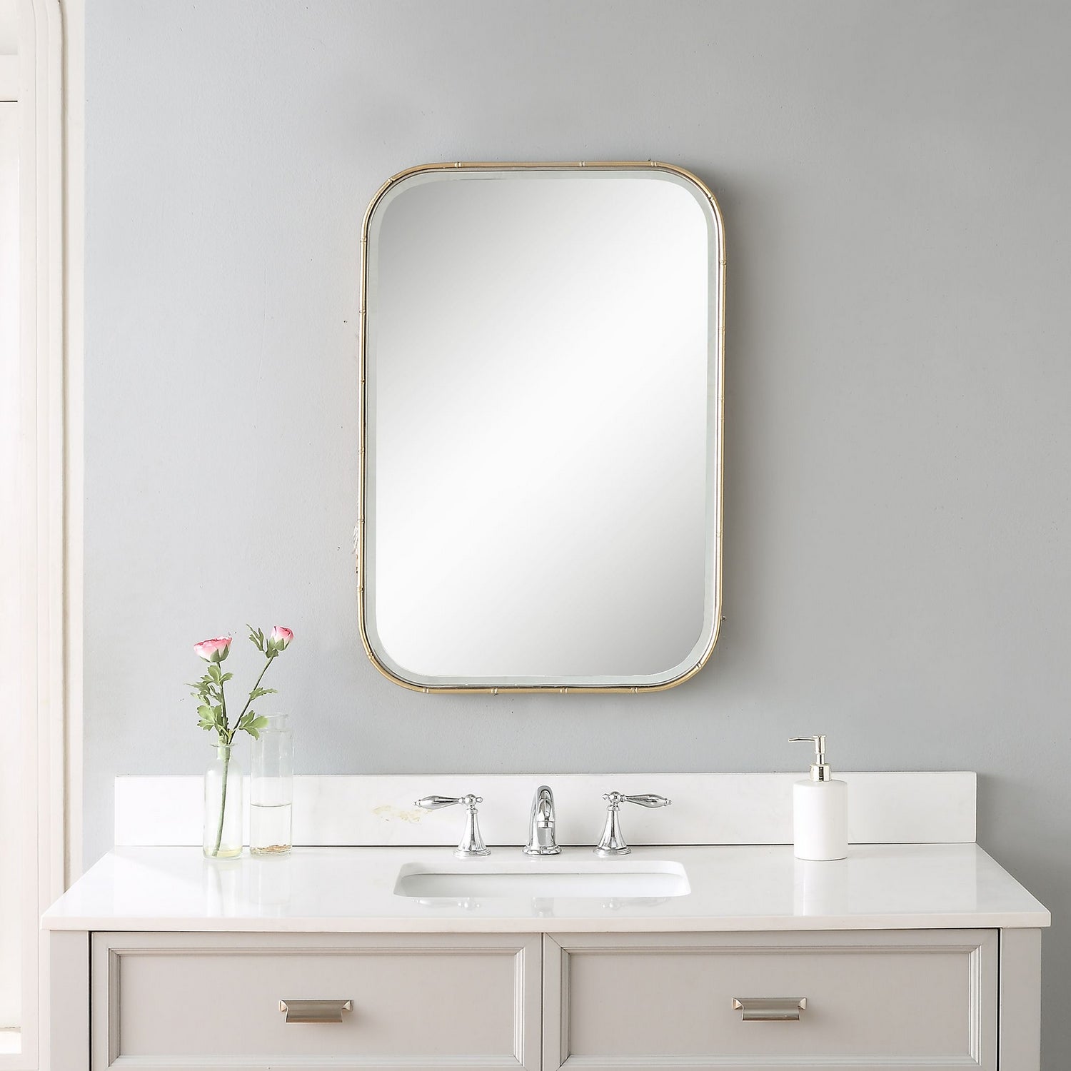 Uttermost - 09599 - Mirror - Malay - Antique Gold Leaf