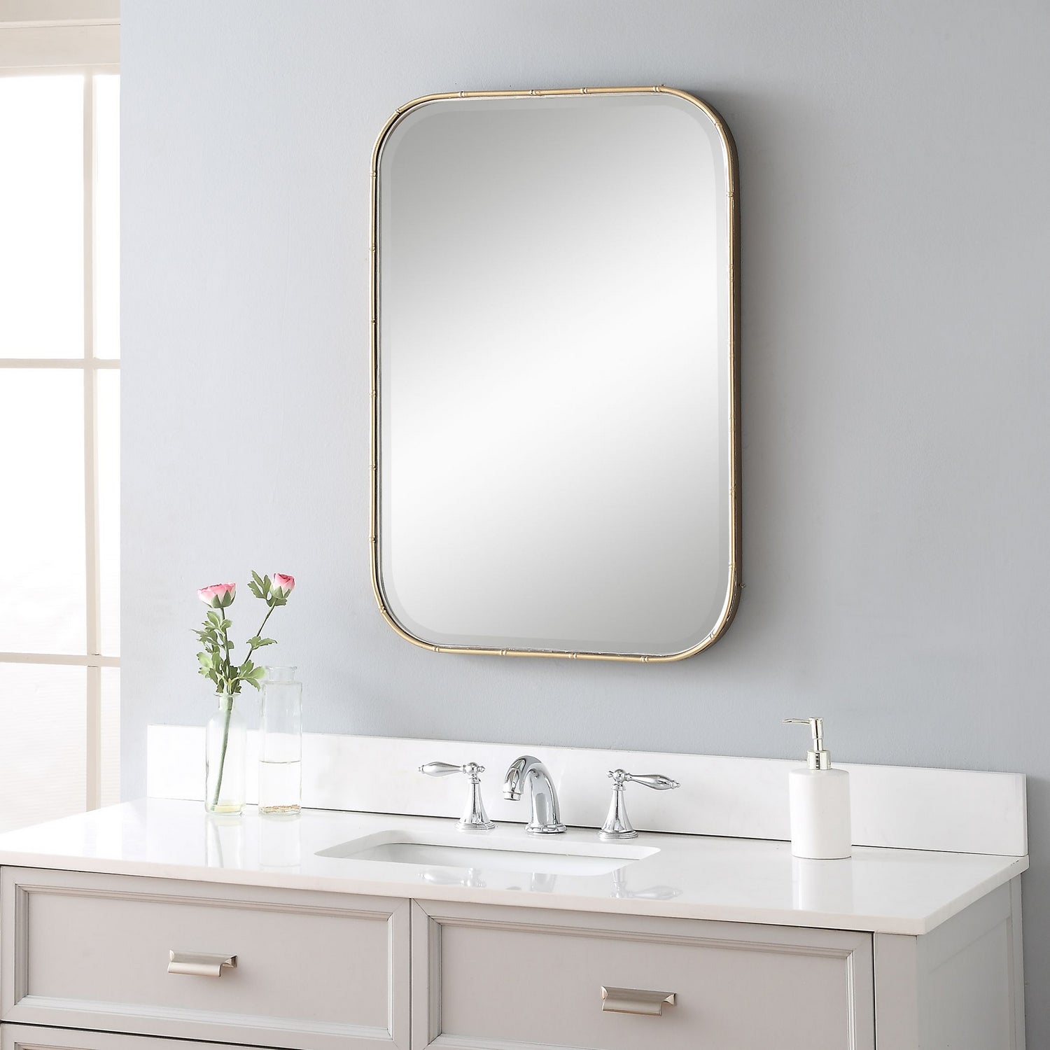 Uttermost - 09599 - Mirror - Malay - Antique Gold Leaf