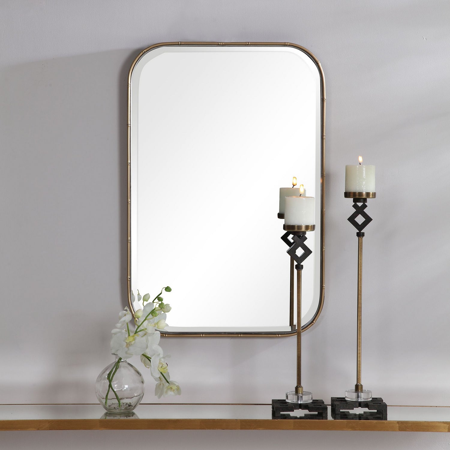 Uttermost - 09599 - Mirror - Malay - Antique Gold Leaf