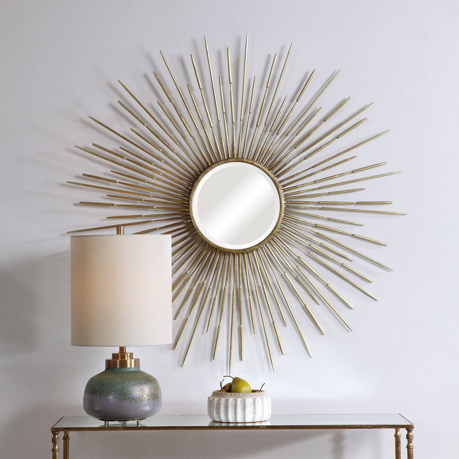 Uttermost - 09602 - Mirror - Golden - Antiqued Gold Leaf