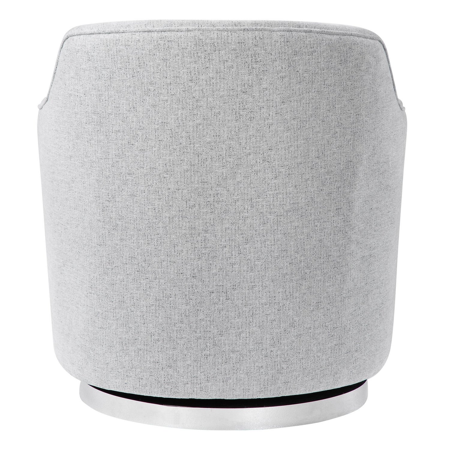 Uttermost - 23529 - Swivel Chair - Hobart - Polished Nickel