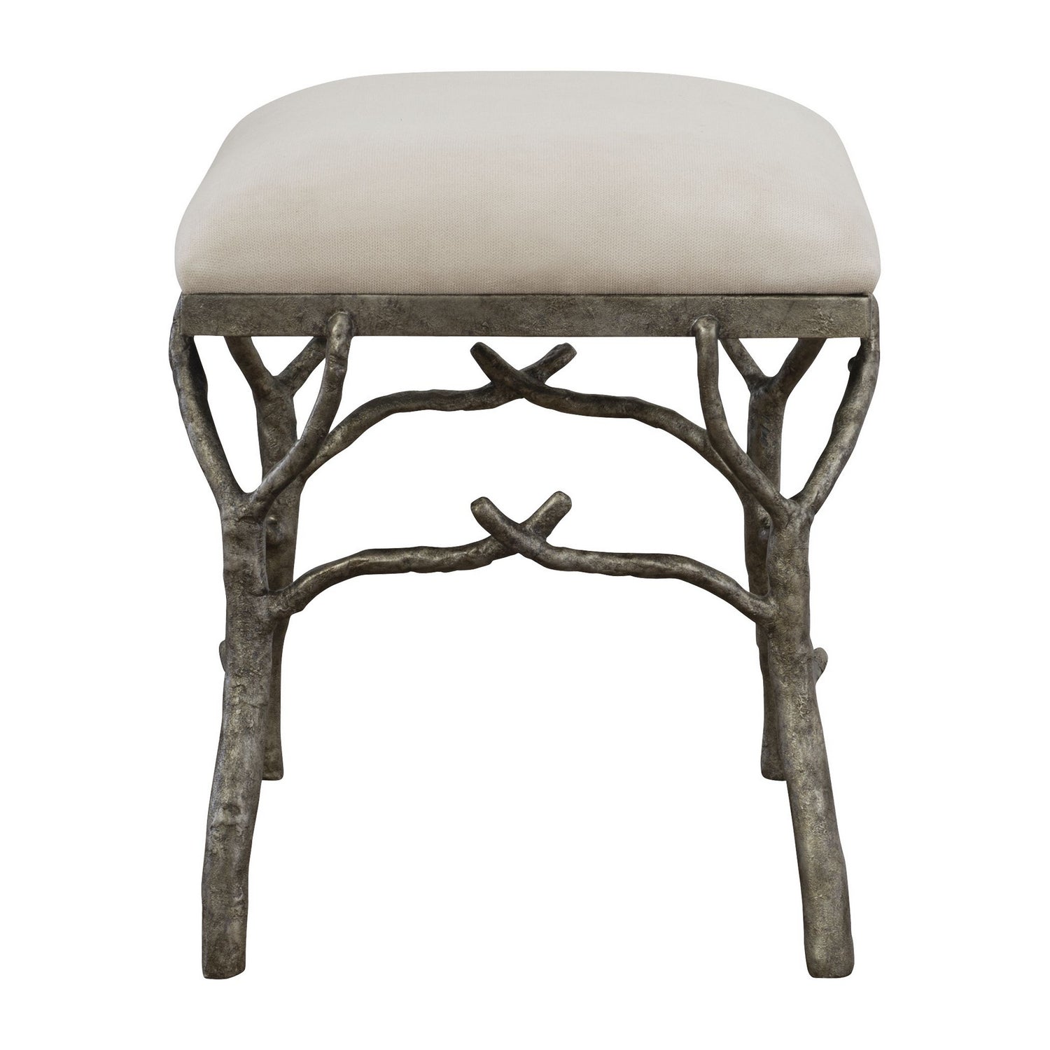 Uttermost - 23544 - Bench - Lismore - Antique Silver