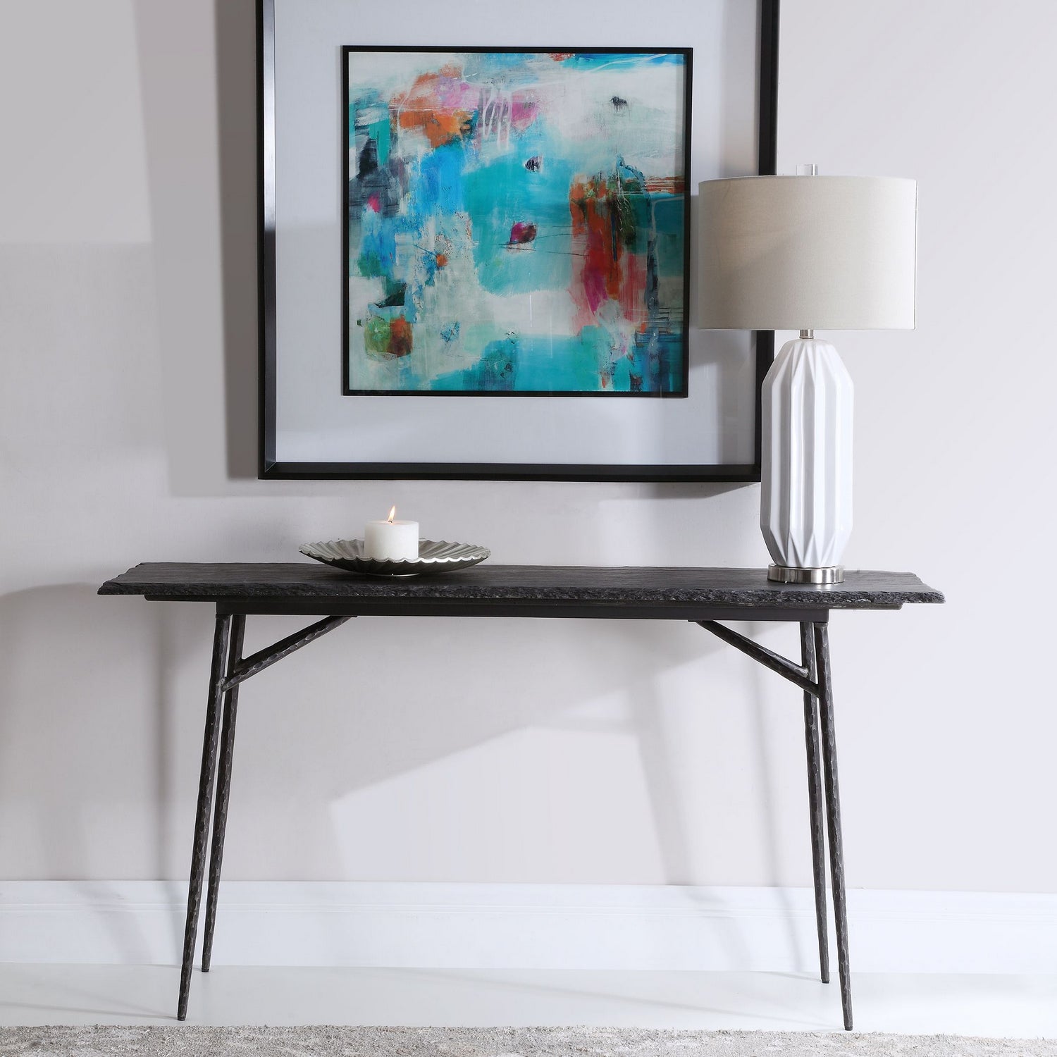 Uttermost - 24953 - Console Table - Kaduna - Aged Black
