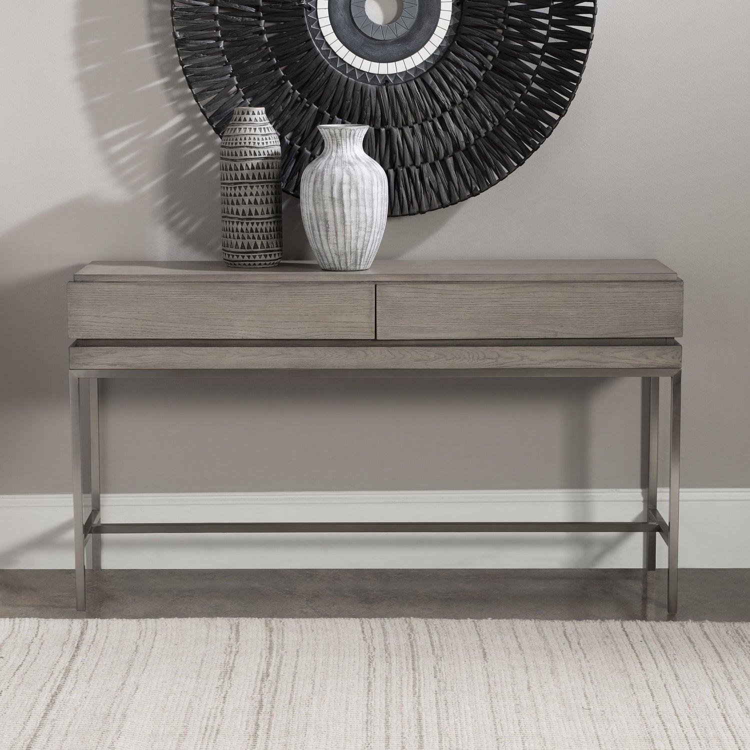 Uttermost - 25373 - Console Table - Kamala - Stainless Steel