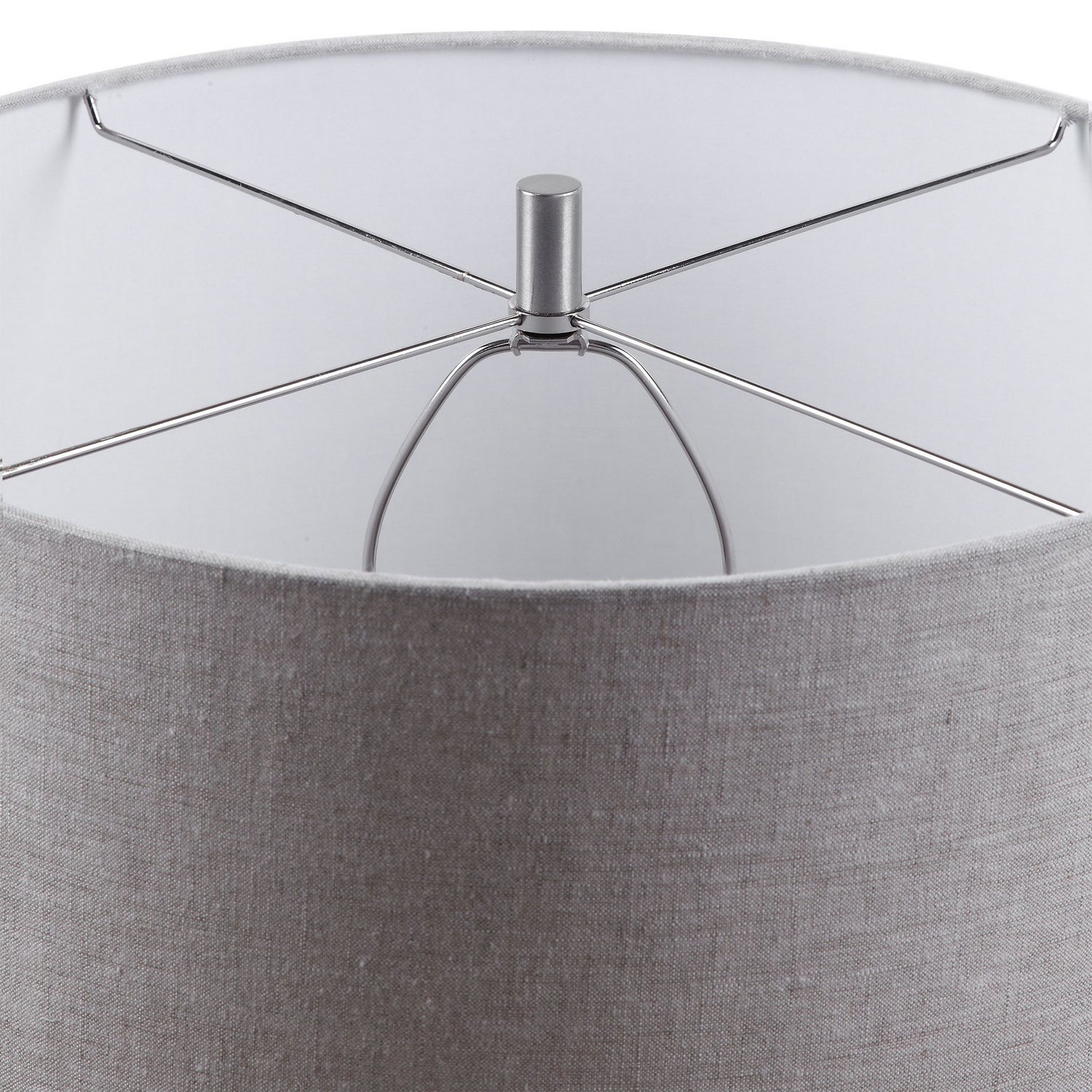 Uttermost - 28276 - One Light Table Lamp - Magellan - Brushed Nickel