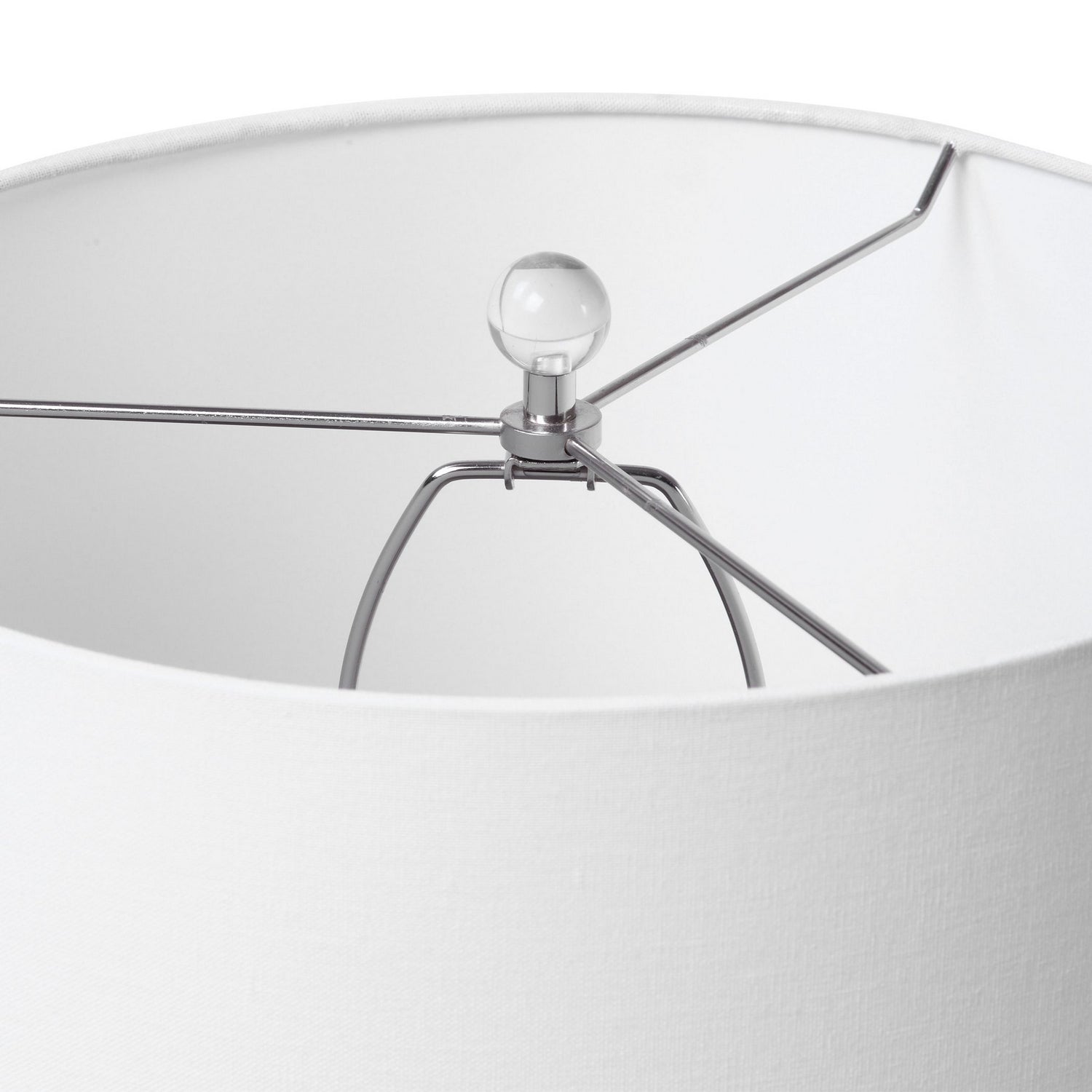 Uttermost - 28285 - One Light Table Lamp - Ciji - Brushed Nickel