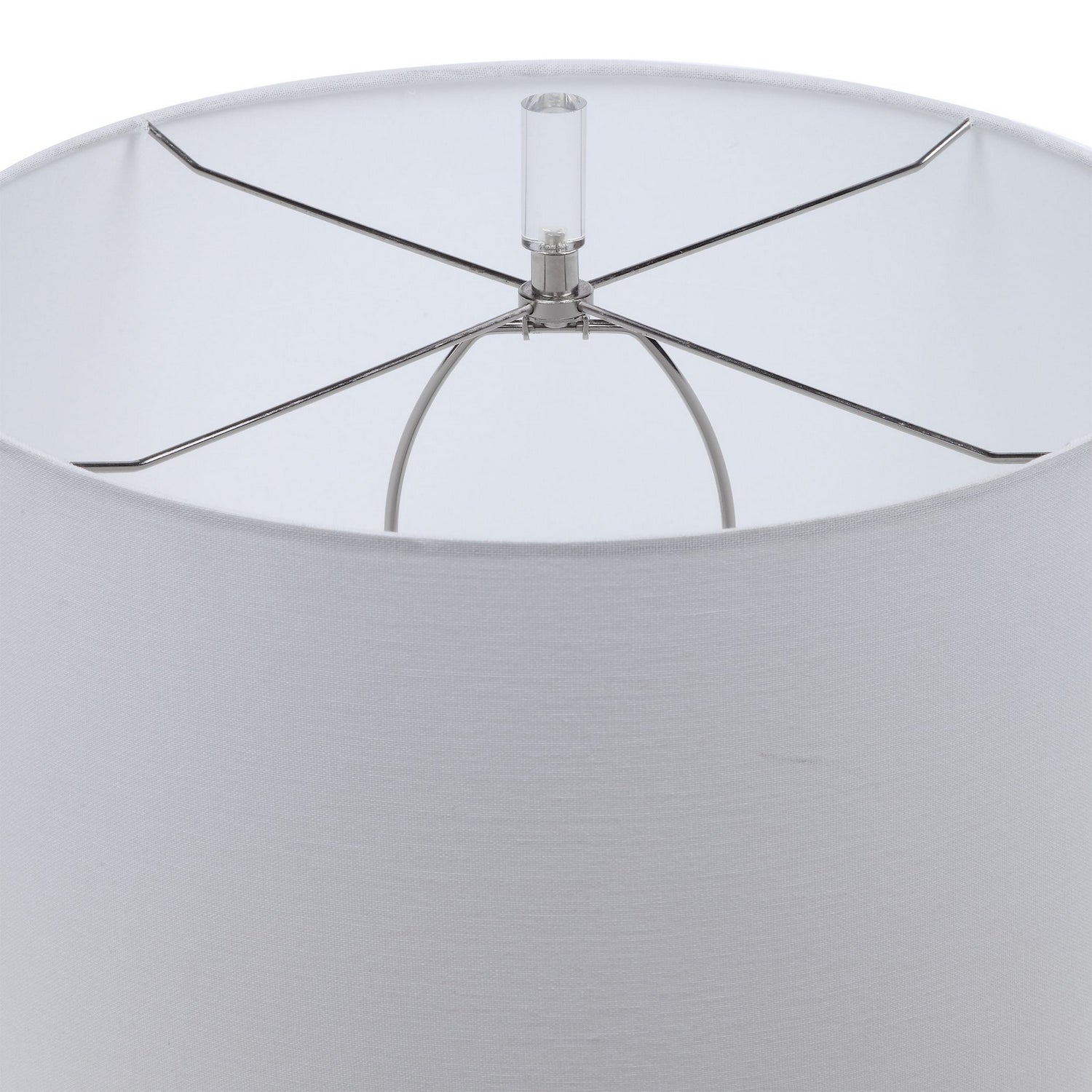 Uttermost - 28330 - One Light Table Lamp - Rialta - Polished Nickel