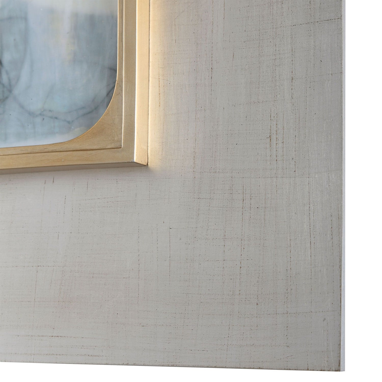 Uttermost - 41613 - Abstract Prints, S/2 - Gilded Whimsy - Silver Leaf