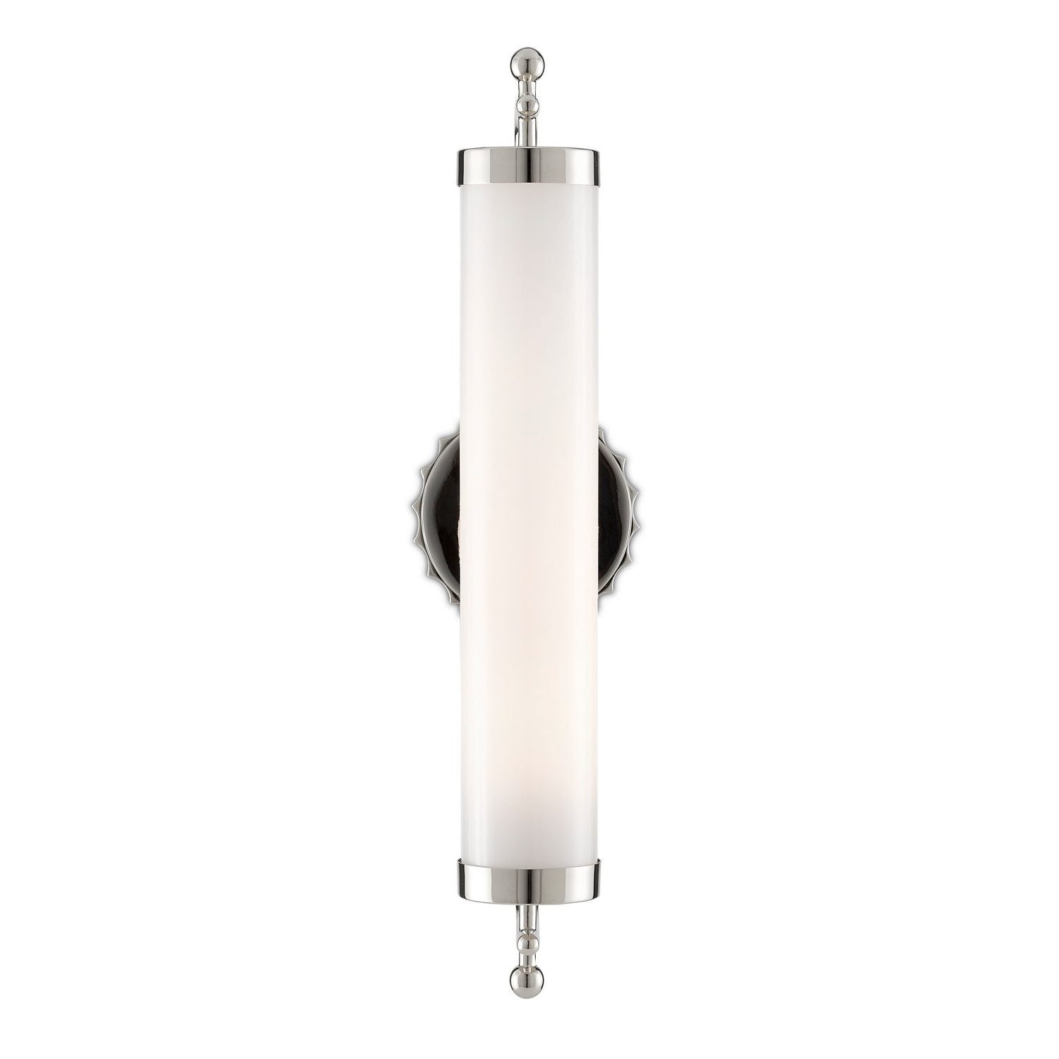 Currey and Company - 5000-0142 - One Light Wall Sconce - Latimer Collection - Polished Nickel